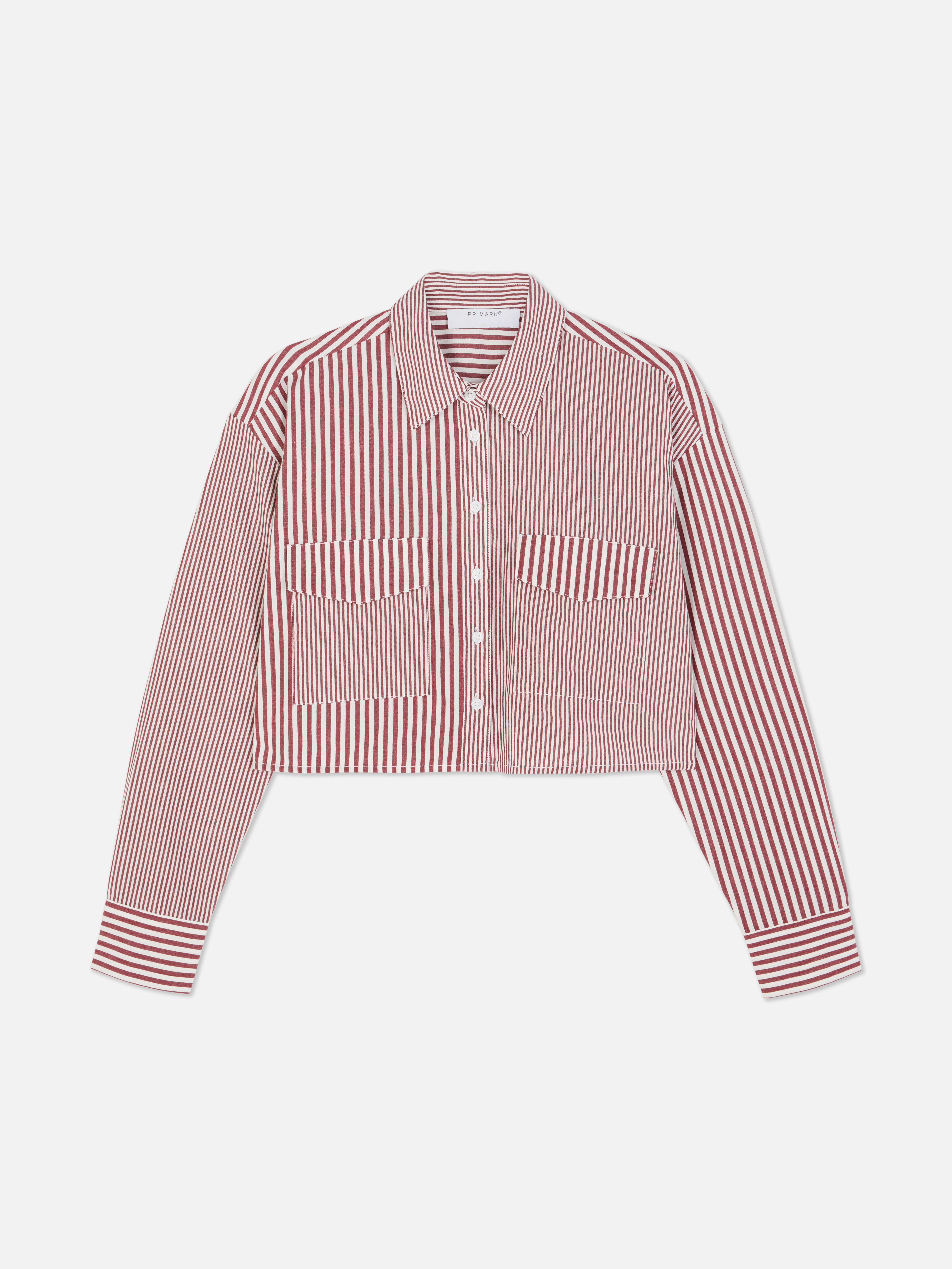Camisa utilitária riscas curta