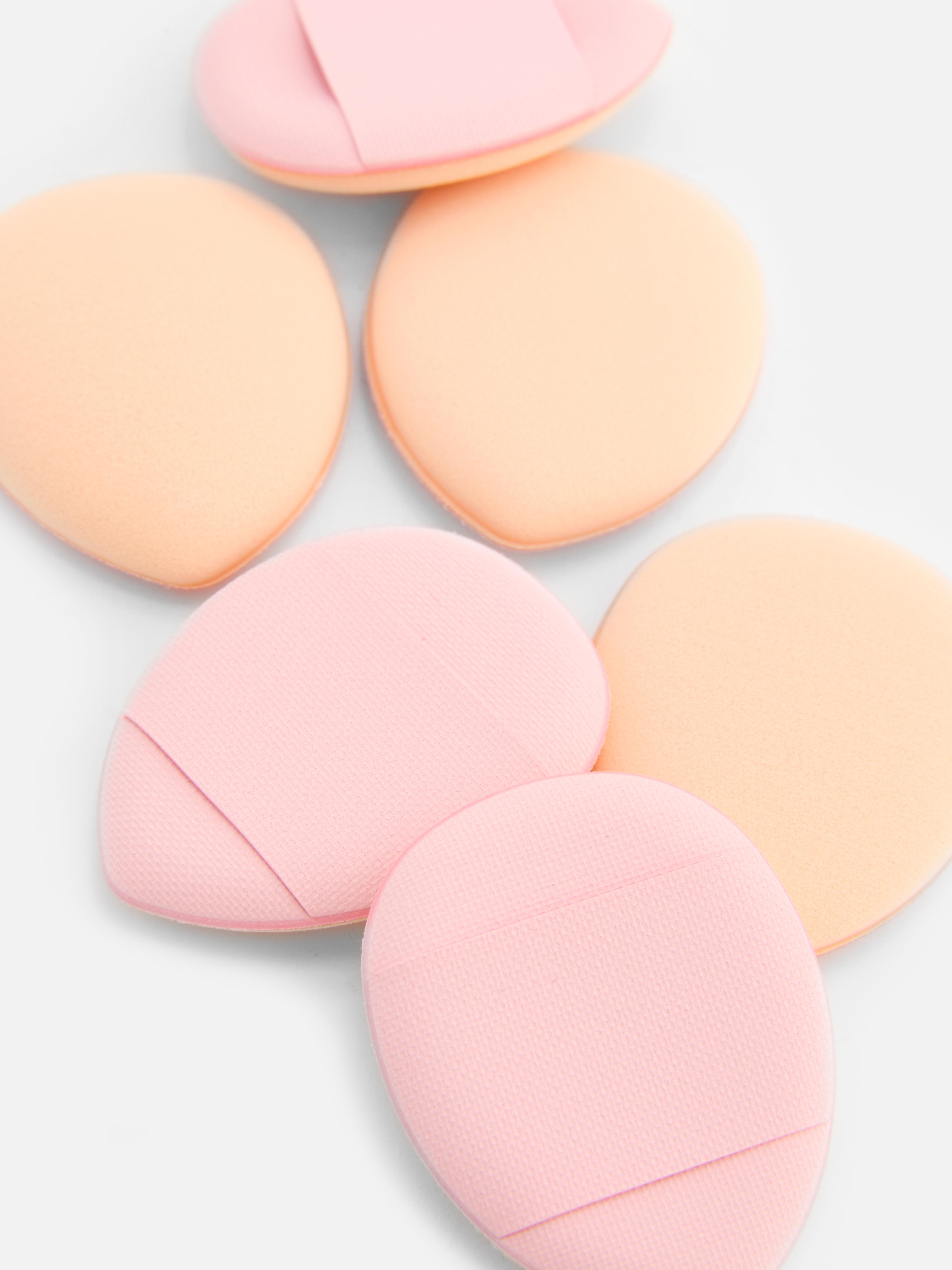 6pk Mini Makeup Powder Puff Set