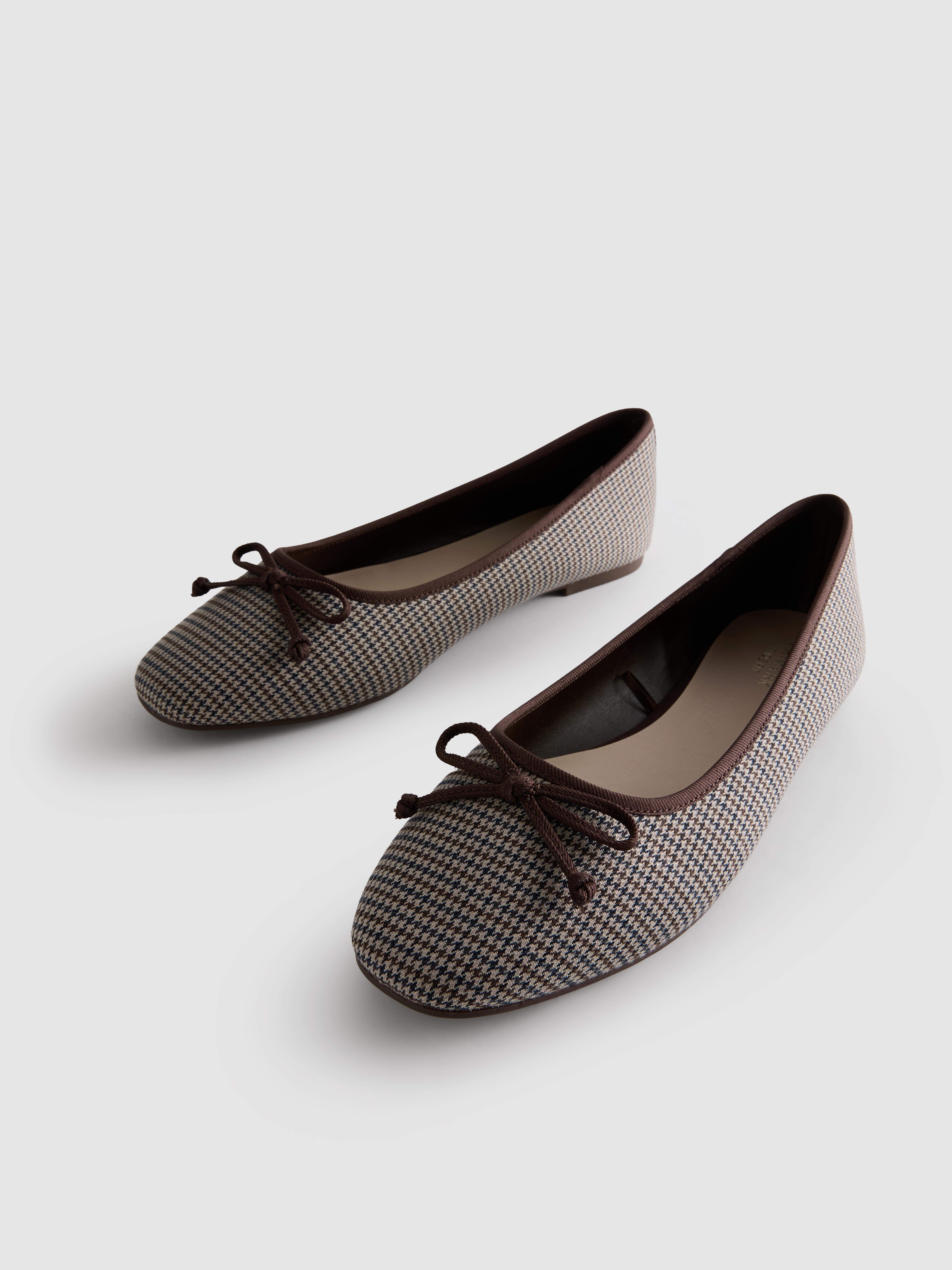 Women's Multi Bow Detail Ballerina Flats