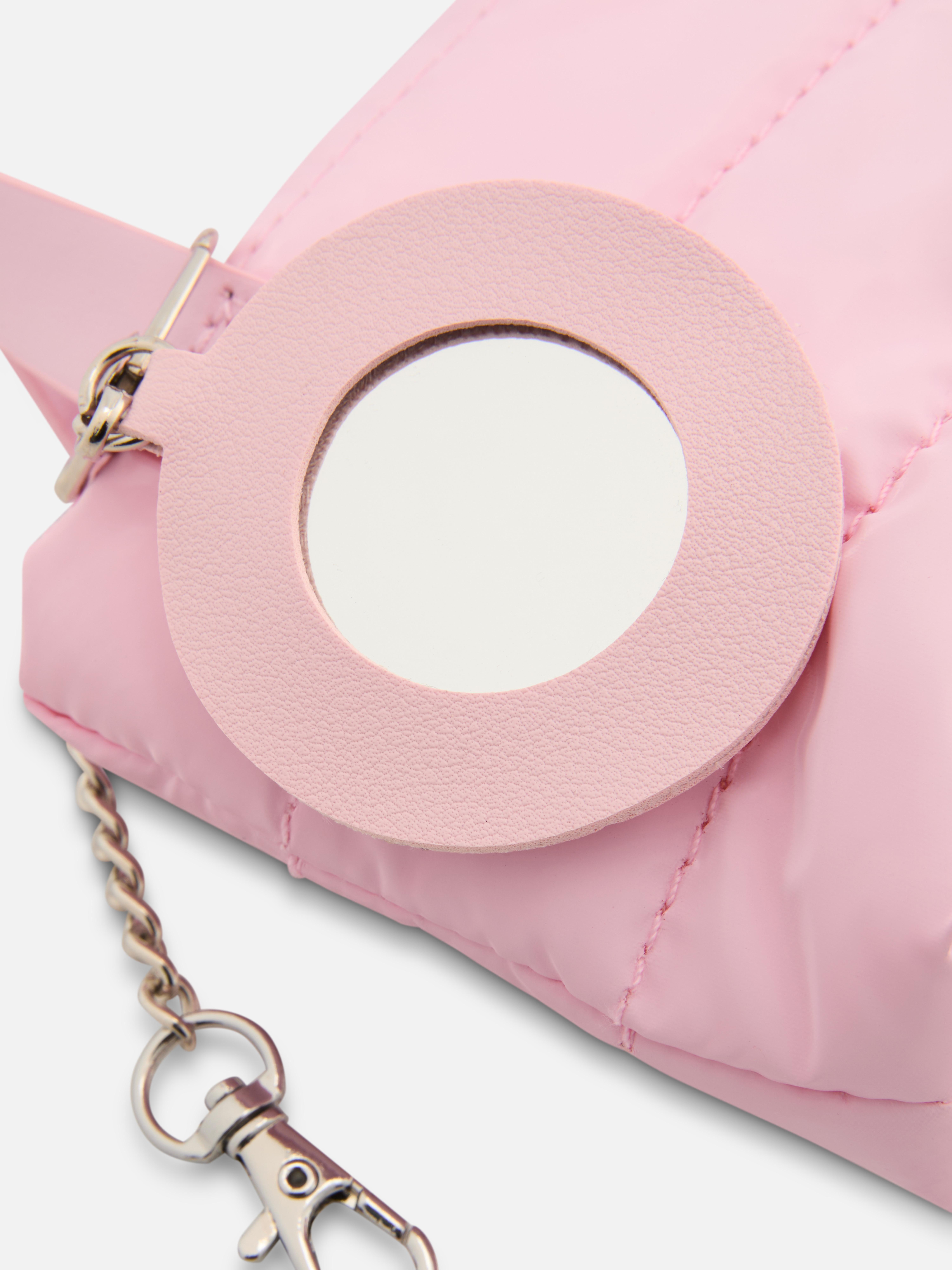 Mini tote bag con specchietto compatto PS... Sweet