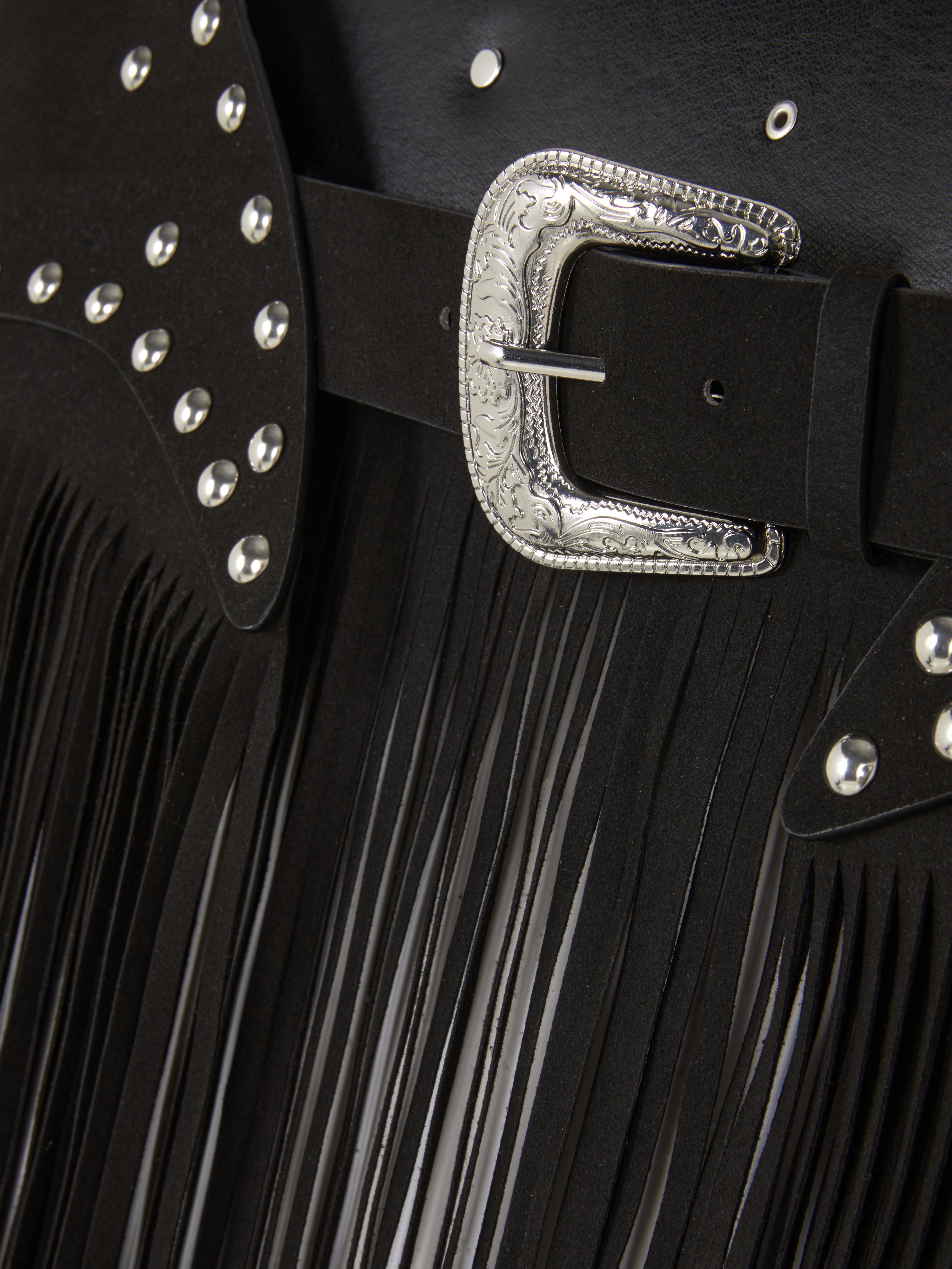 Rita Ora Long Fringe Belt