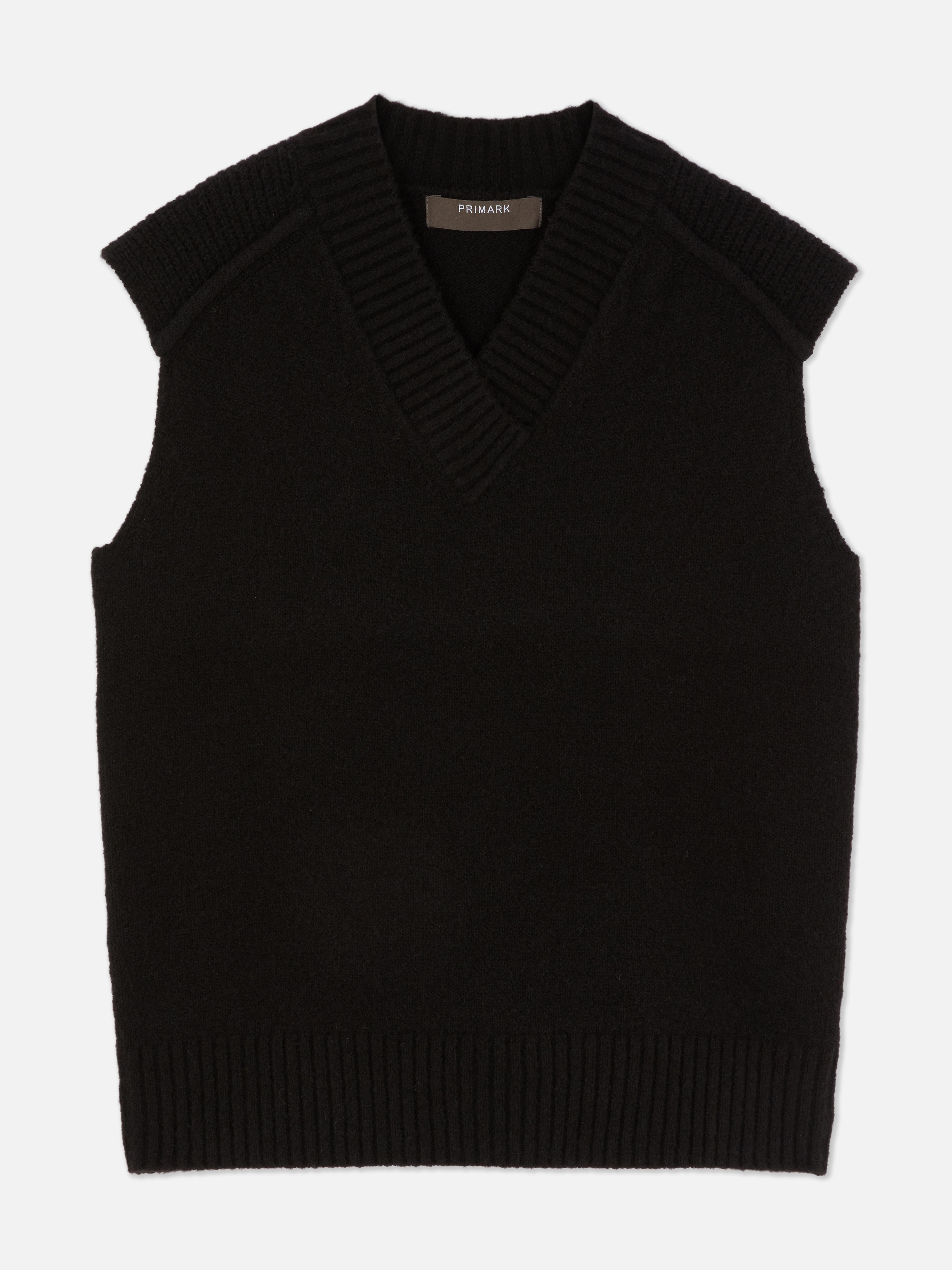 Knitted V-Neck Vest
