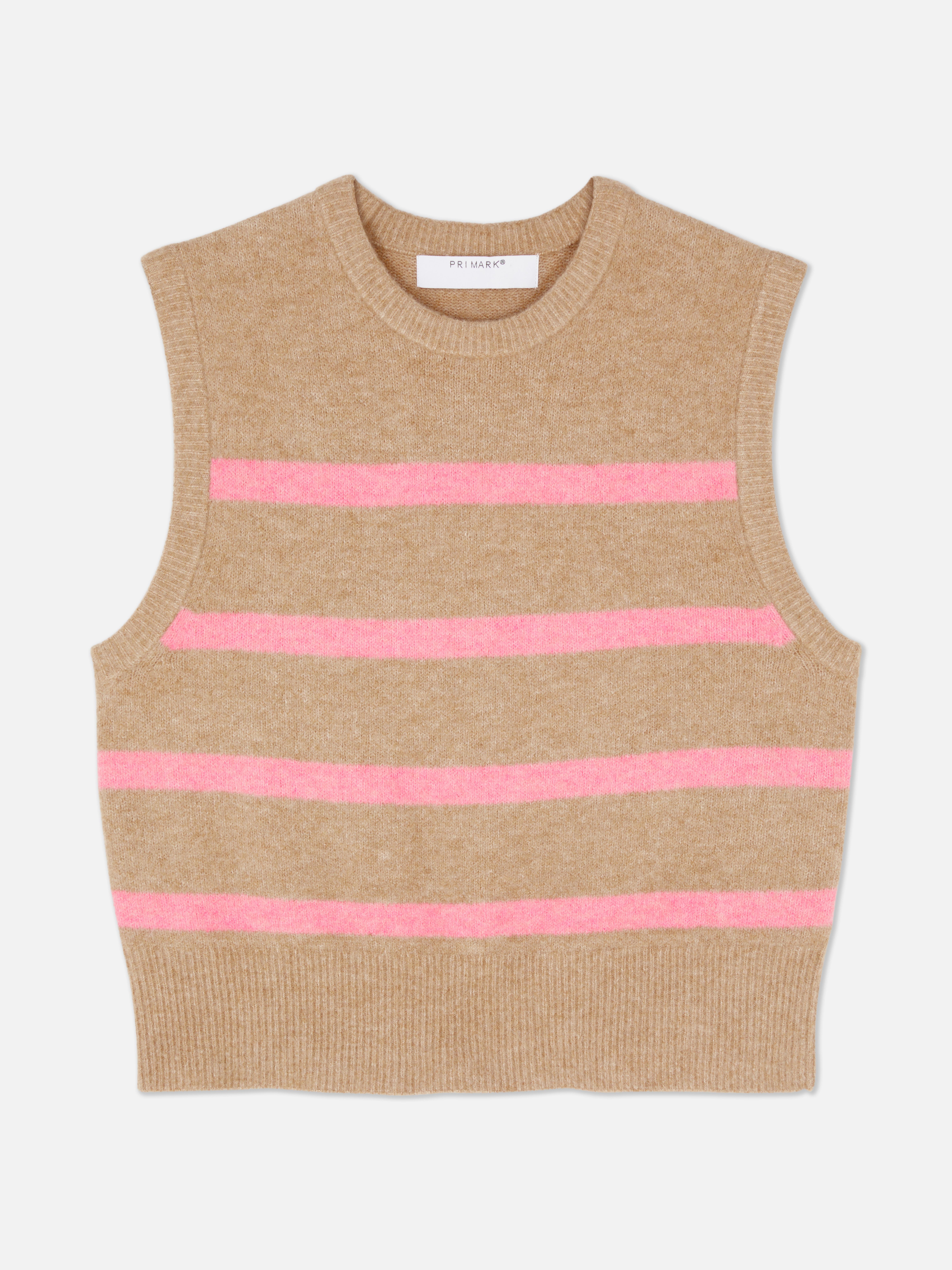 Tanktop met contrasterende strepen