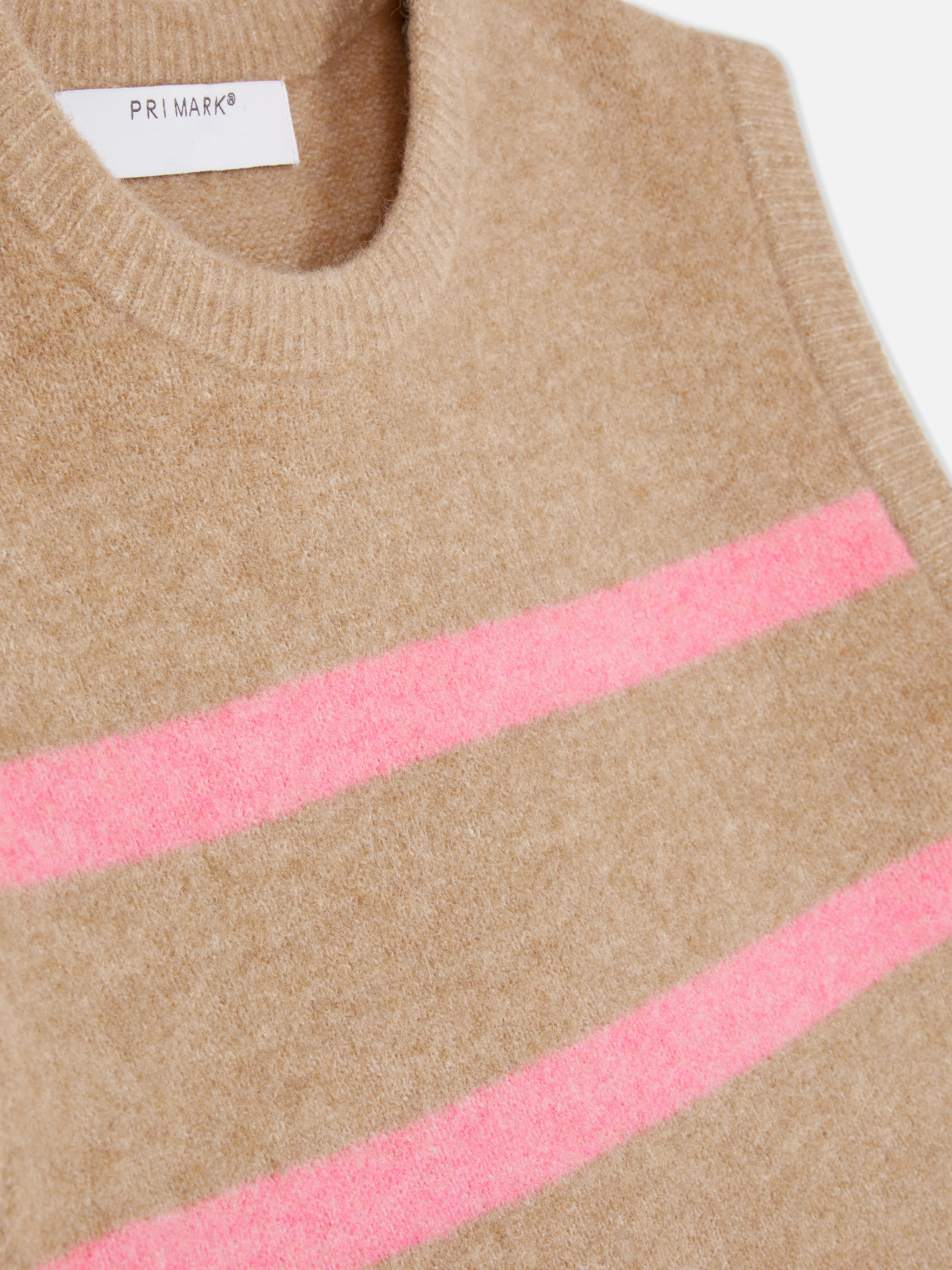 Tanktop met contrasterende strepen