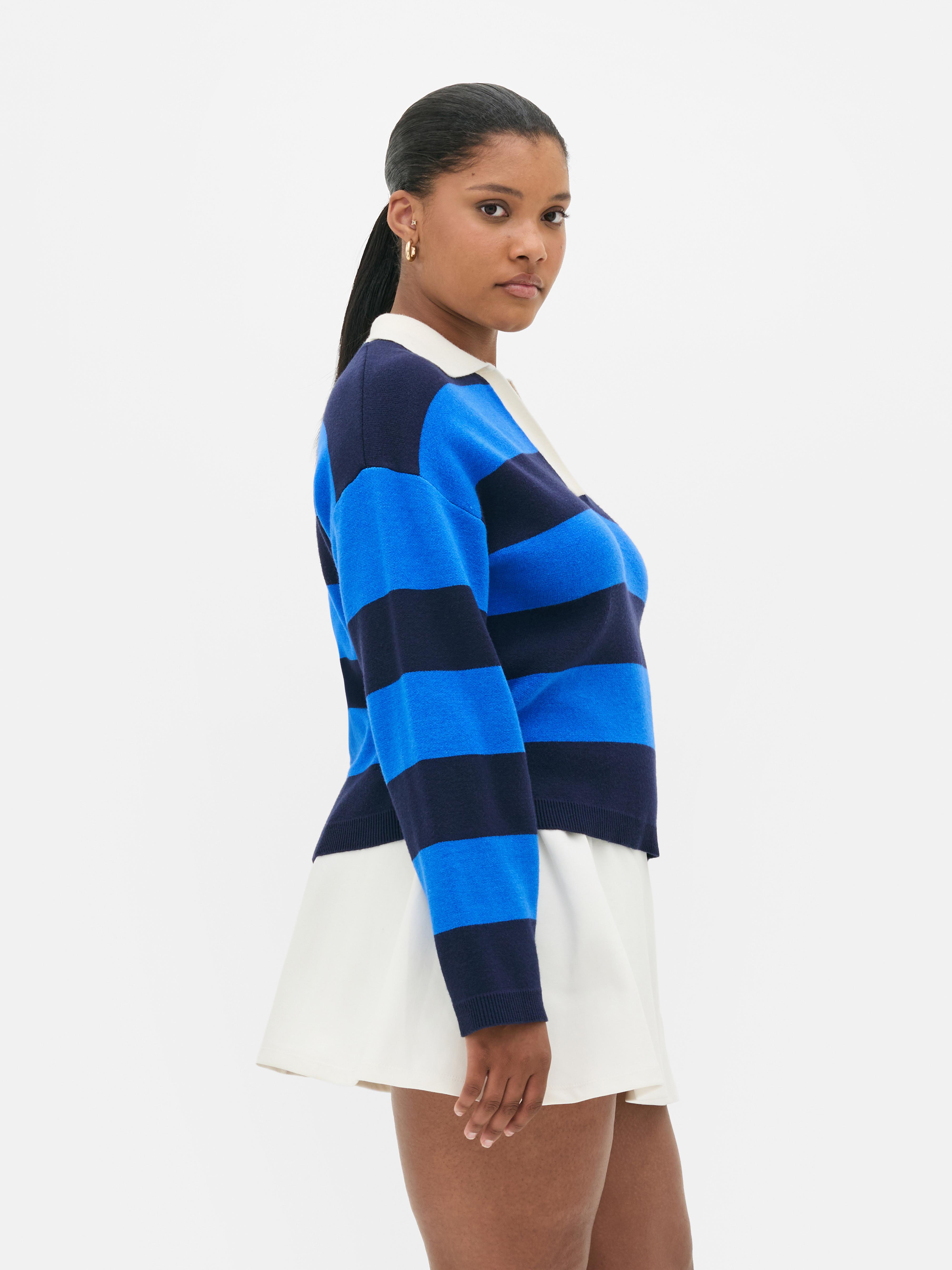 Classic Striped Rugby Polo