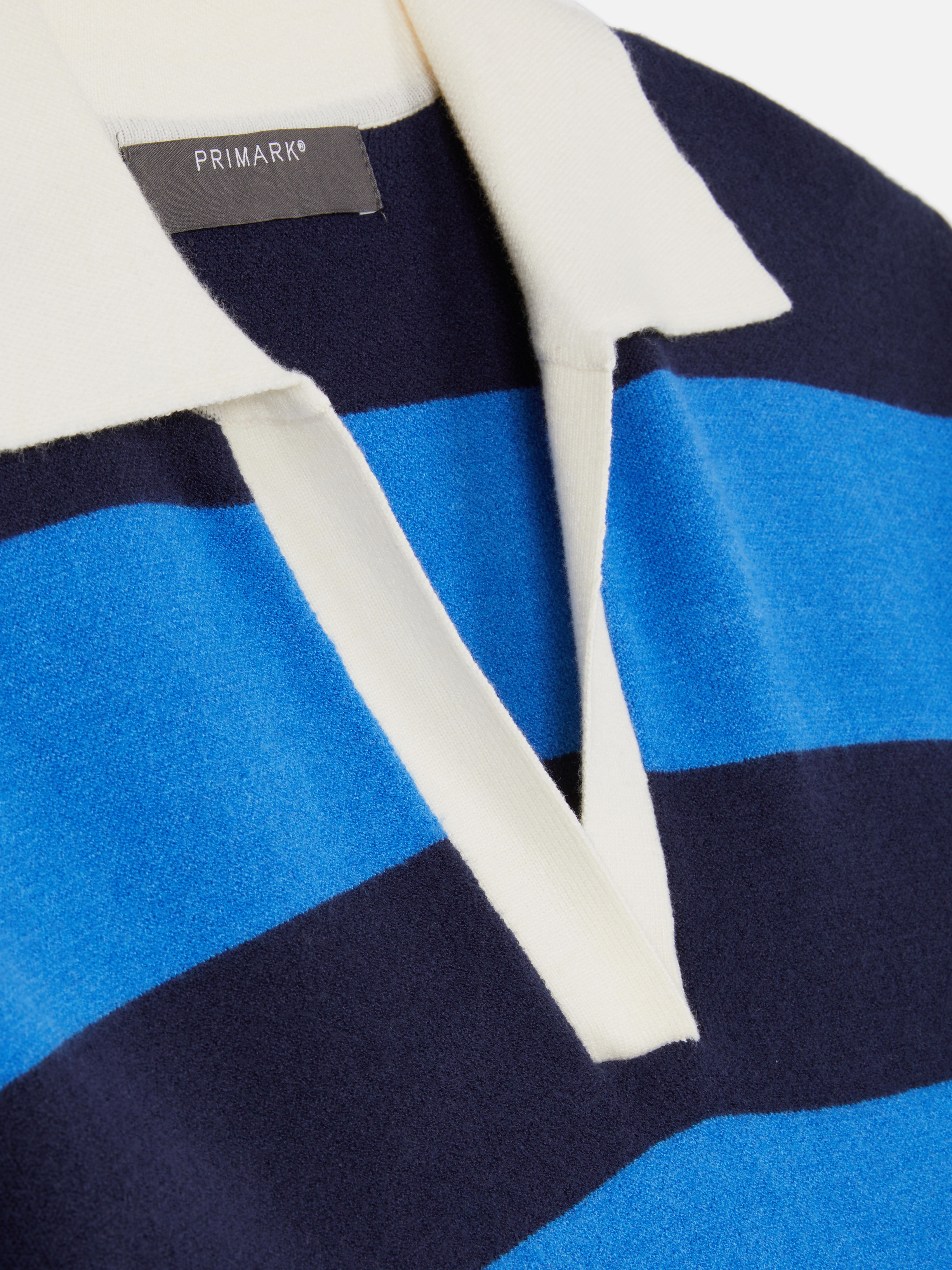 Classic Striped Rugby Polo