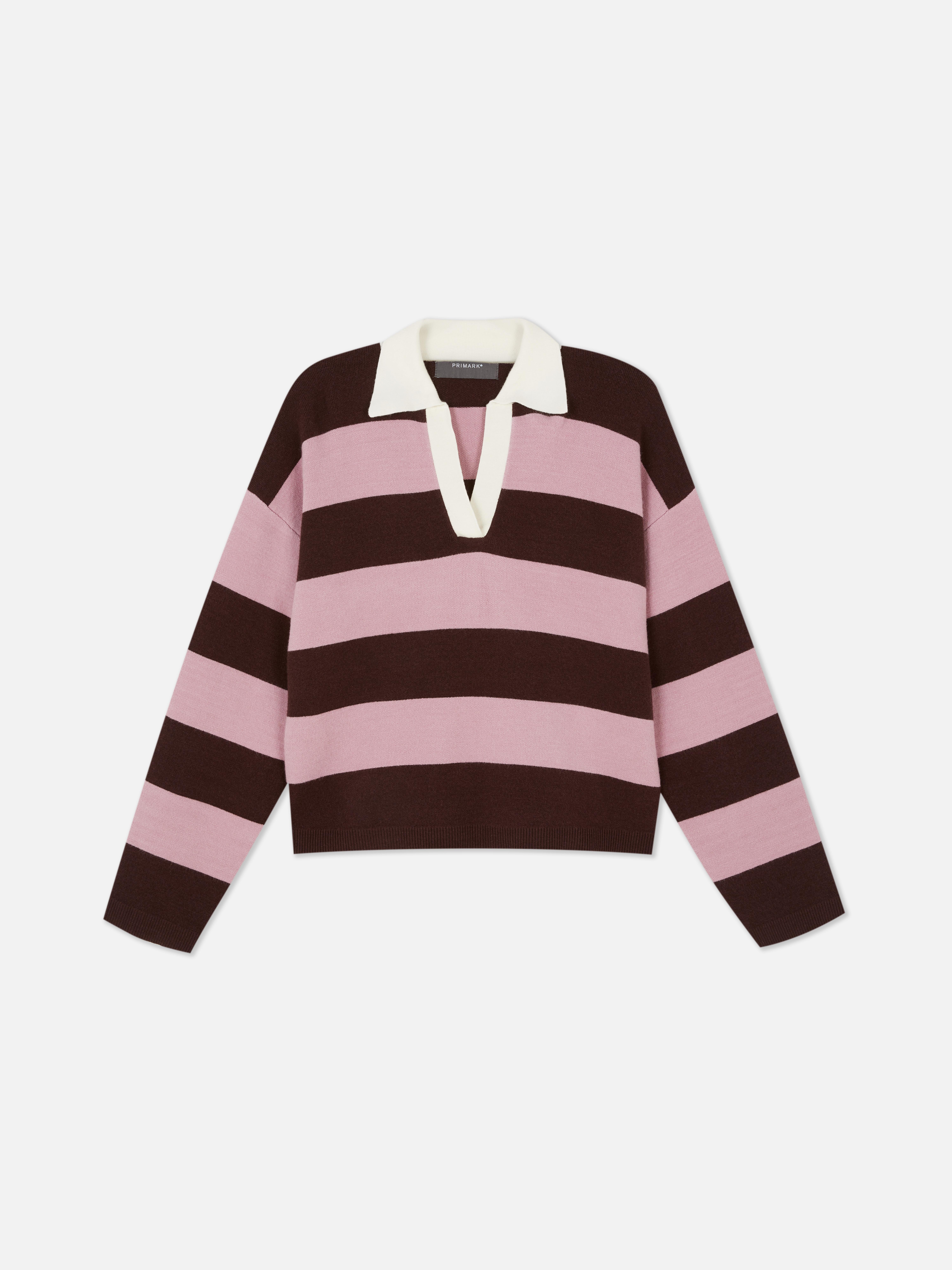 Klassisches gestreiftes Rugby-Poloshirt