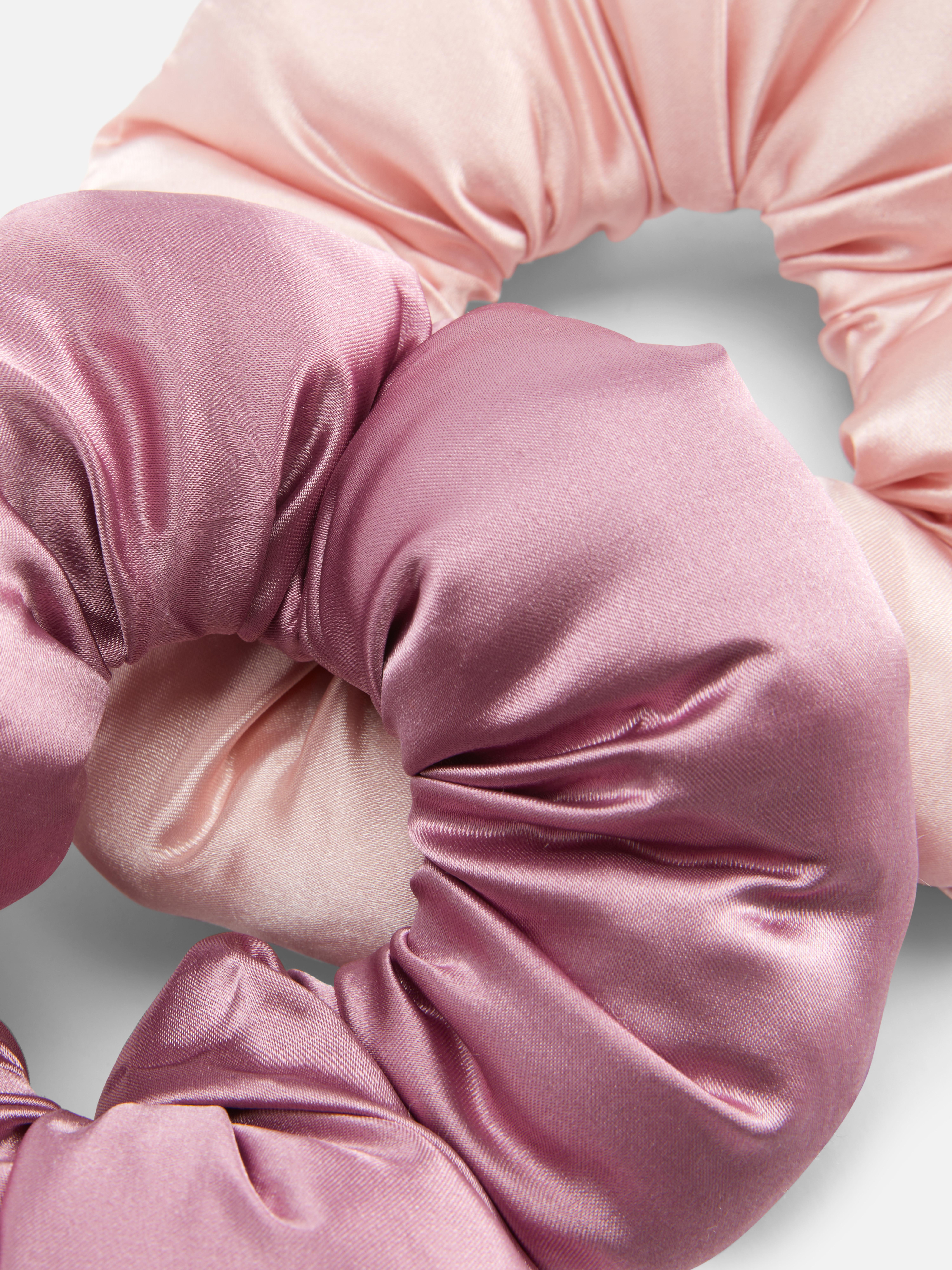 2pk Satin Hair Scrunchies