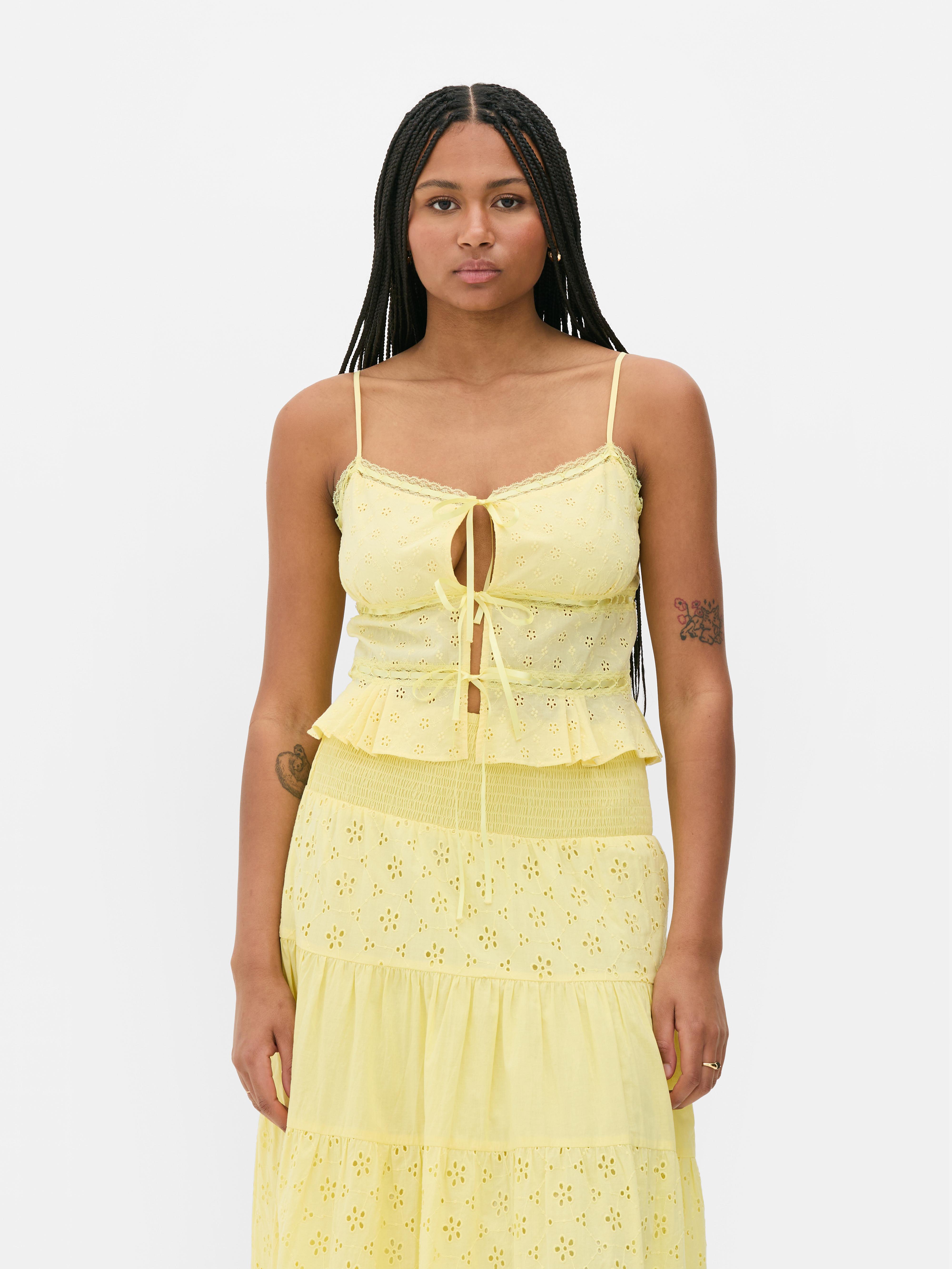 YILON イロン RIBBON CAMI SET TOPS Cami Top & Long Sleeve Bolero Set - Korean Women's Fashion