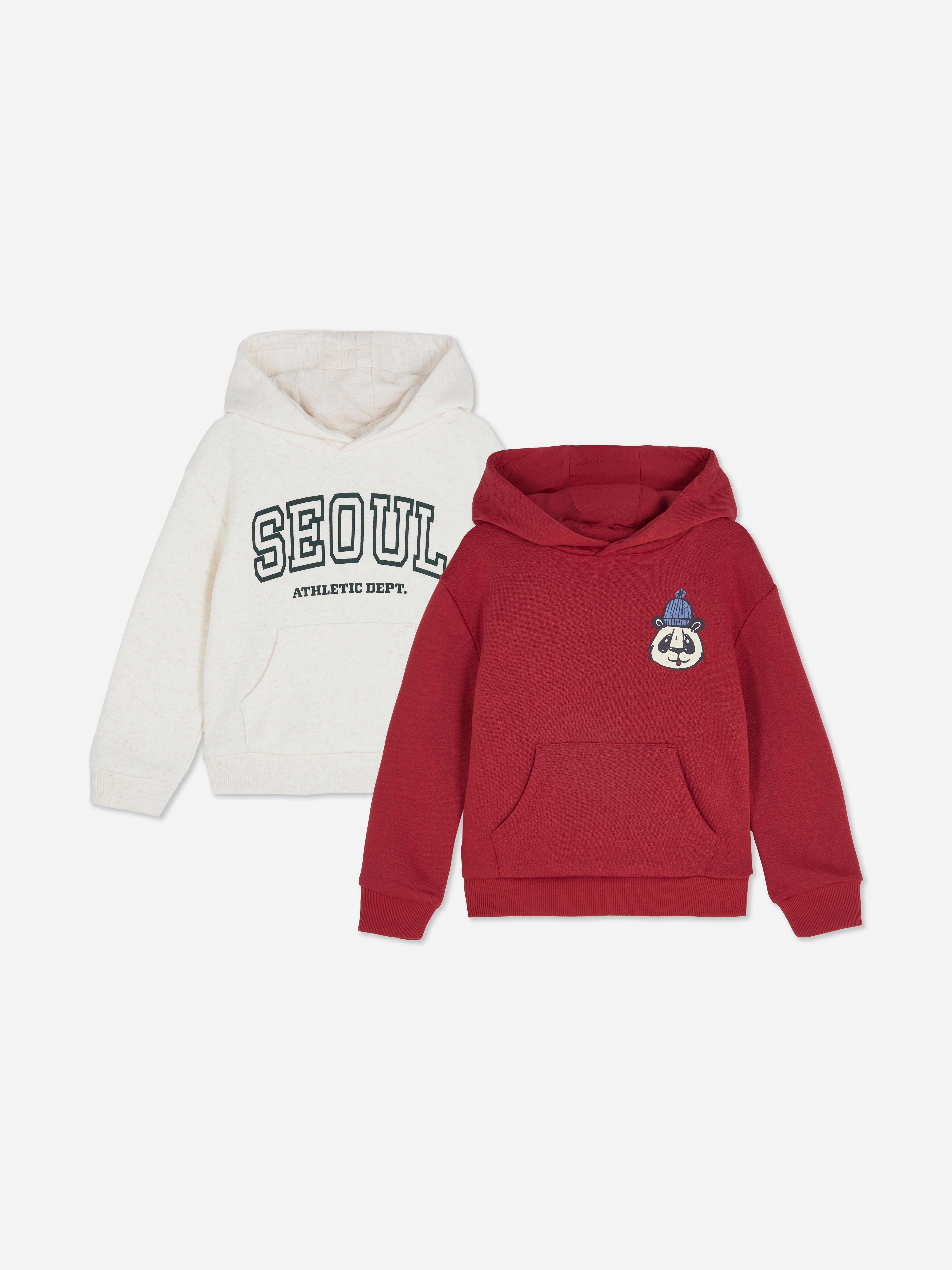 1.5-8yrs | 2pk Graphic Hoodies