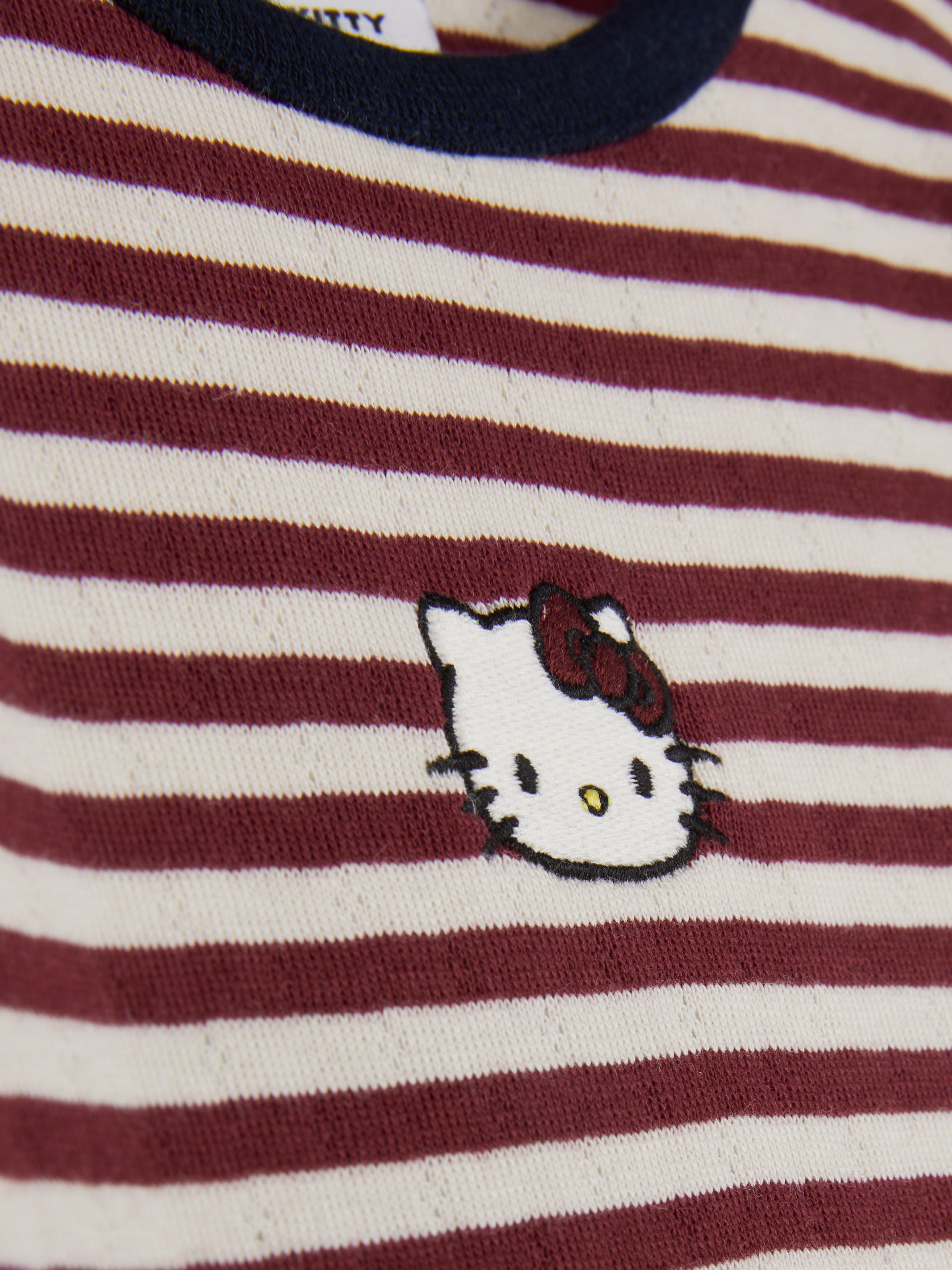 1,5-8 anni | Maglietta a righe Hello Kitty
