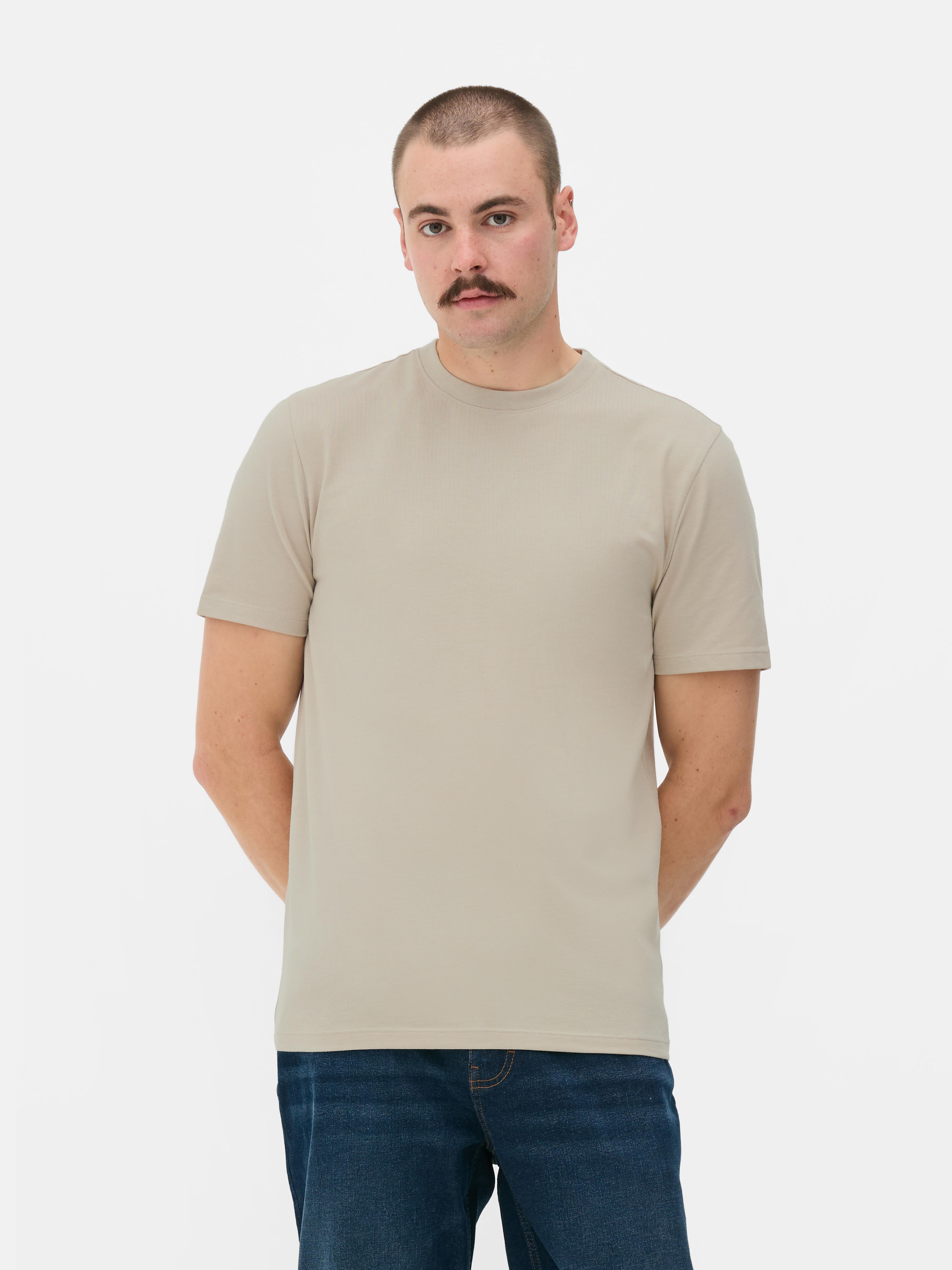 Slimfit T-shirt met korte mouwen