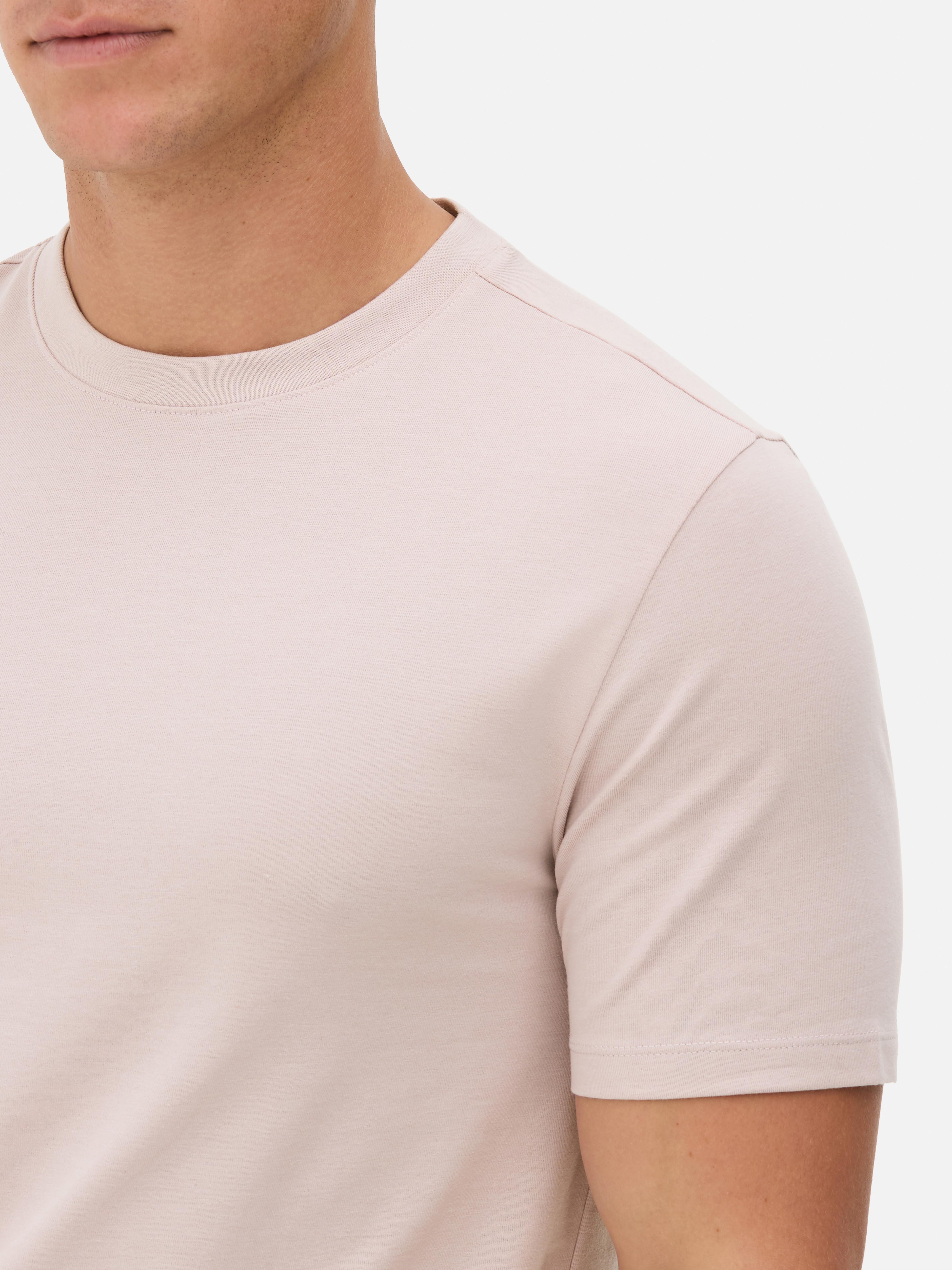 Slimfit T-shirt met korte mouwen