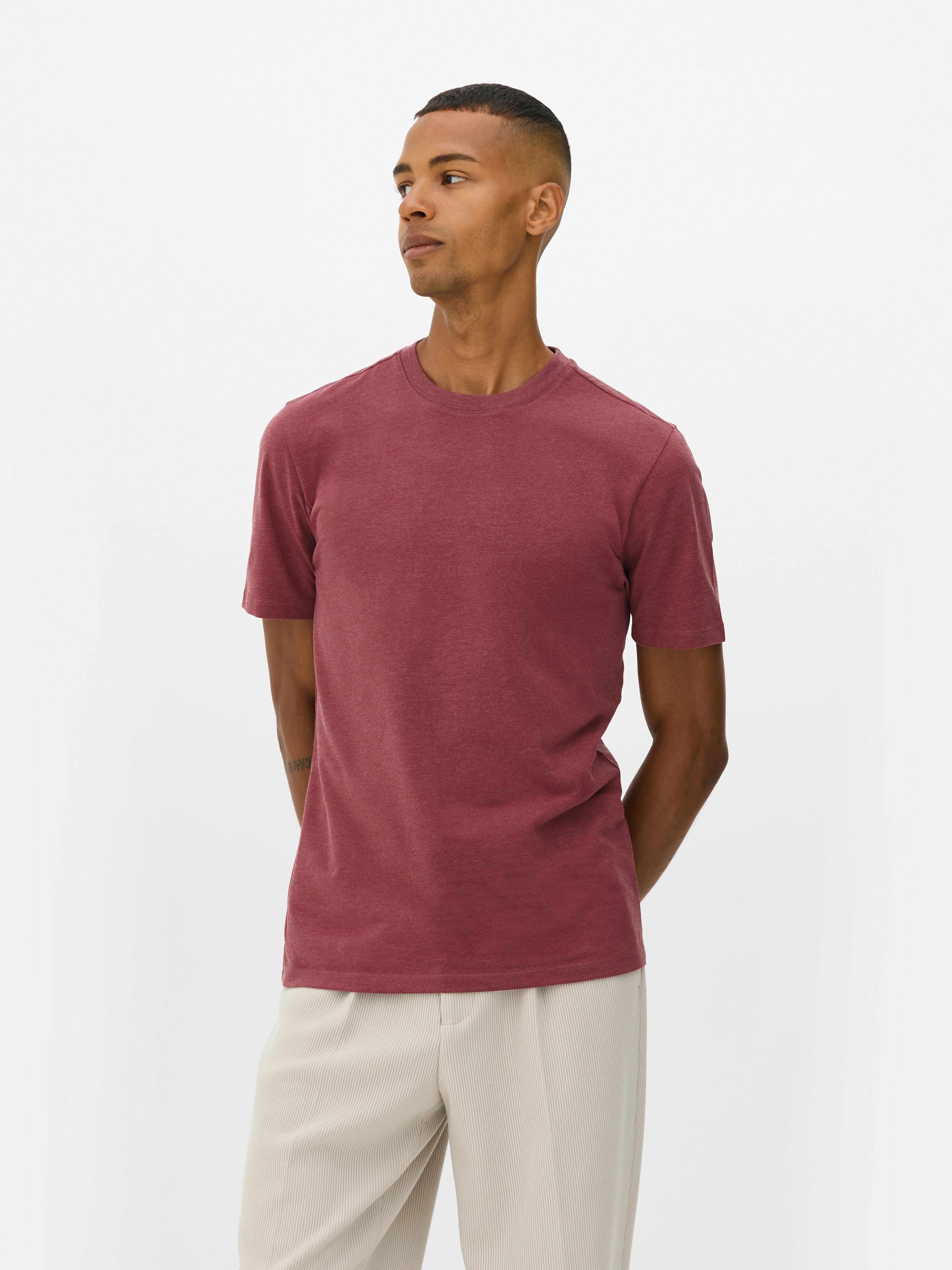 Slimfit T-shirt met korte mouwen