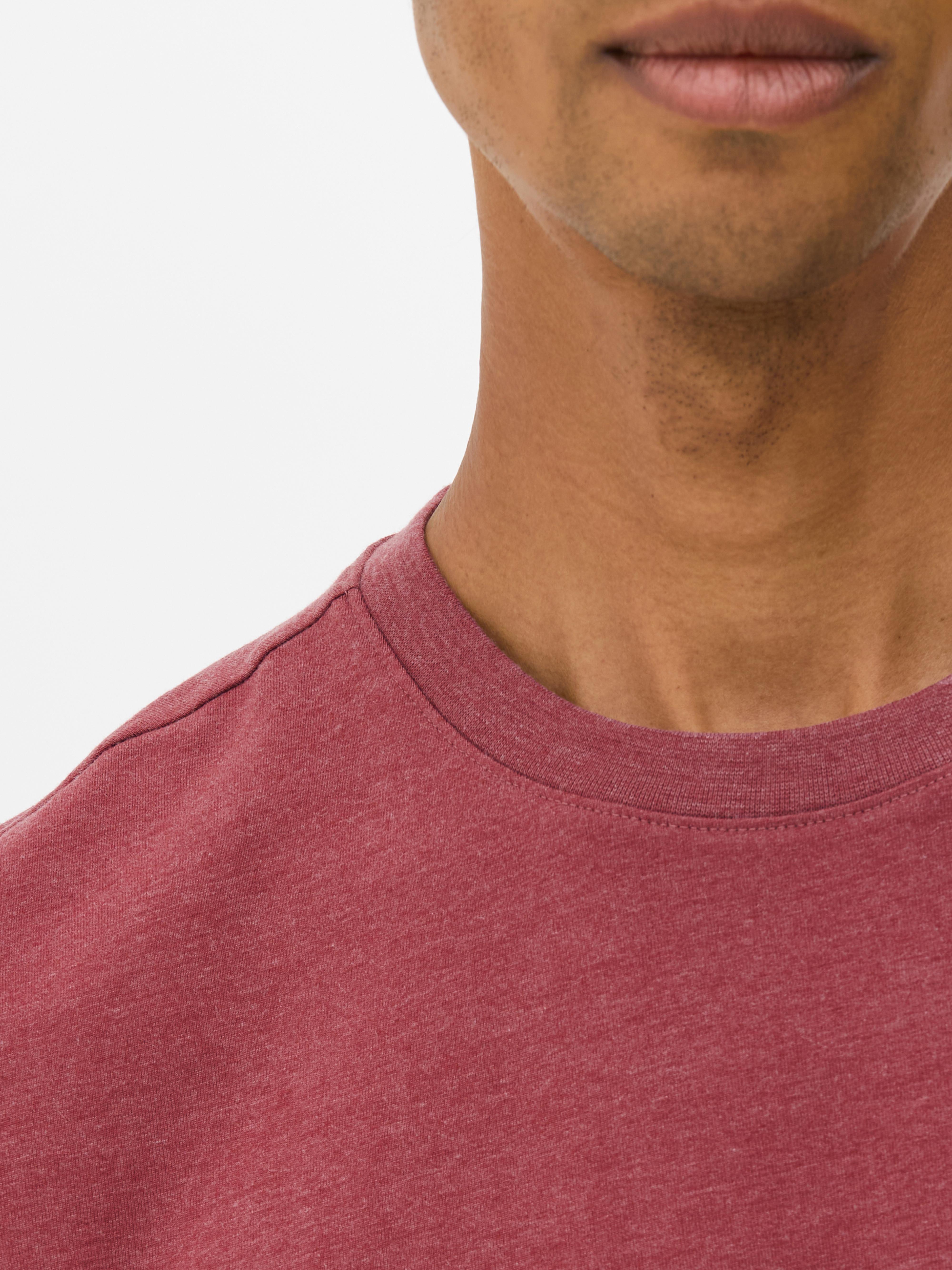 Slimfit T-shirt met korte mouwen