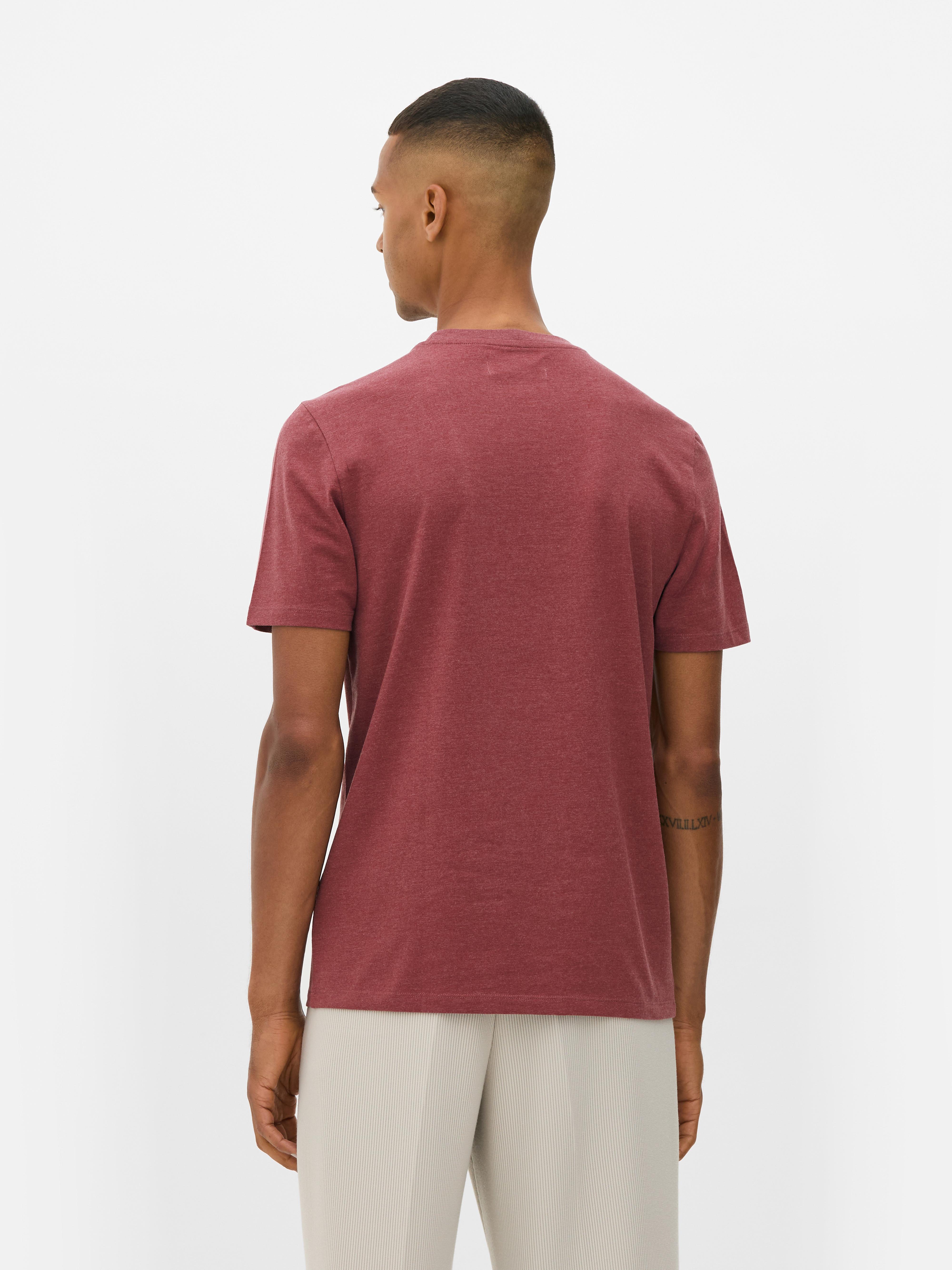 Slimfit T-shirt met korte mouwen