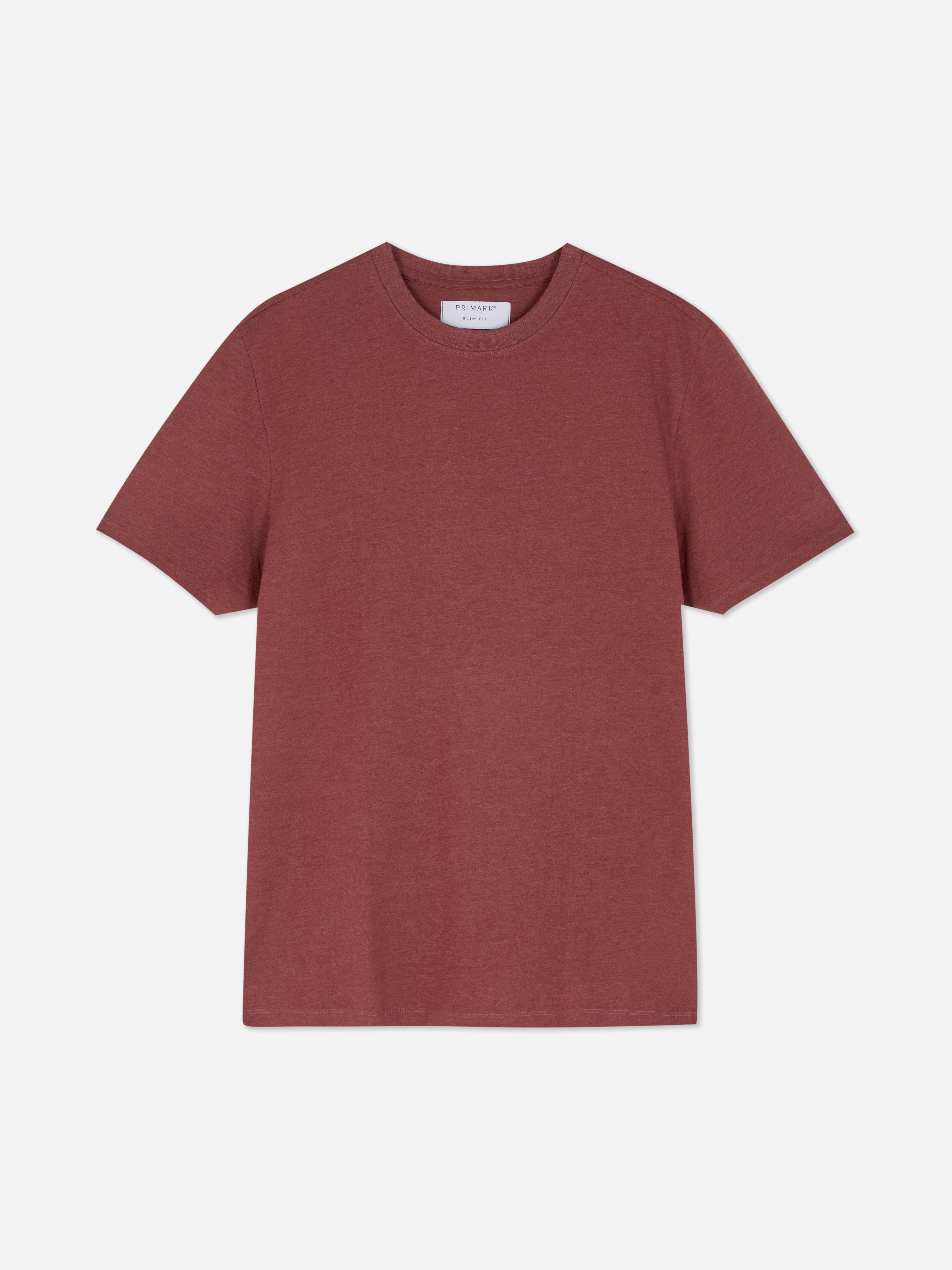 Slimfit T-shirt met korte mouwen