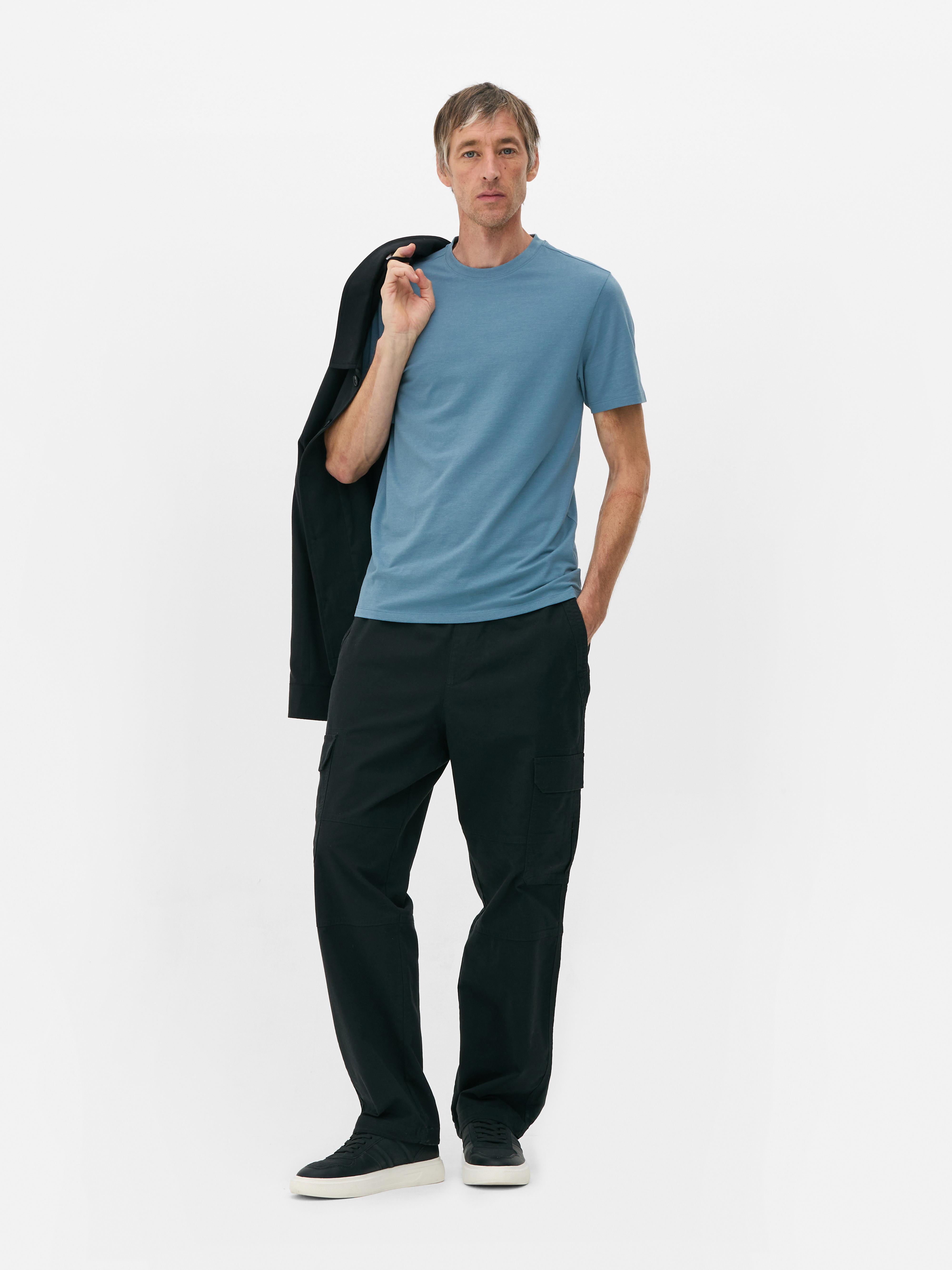 Men's Turquoise Slim Fit T-Shirt | Primark