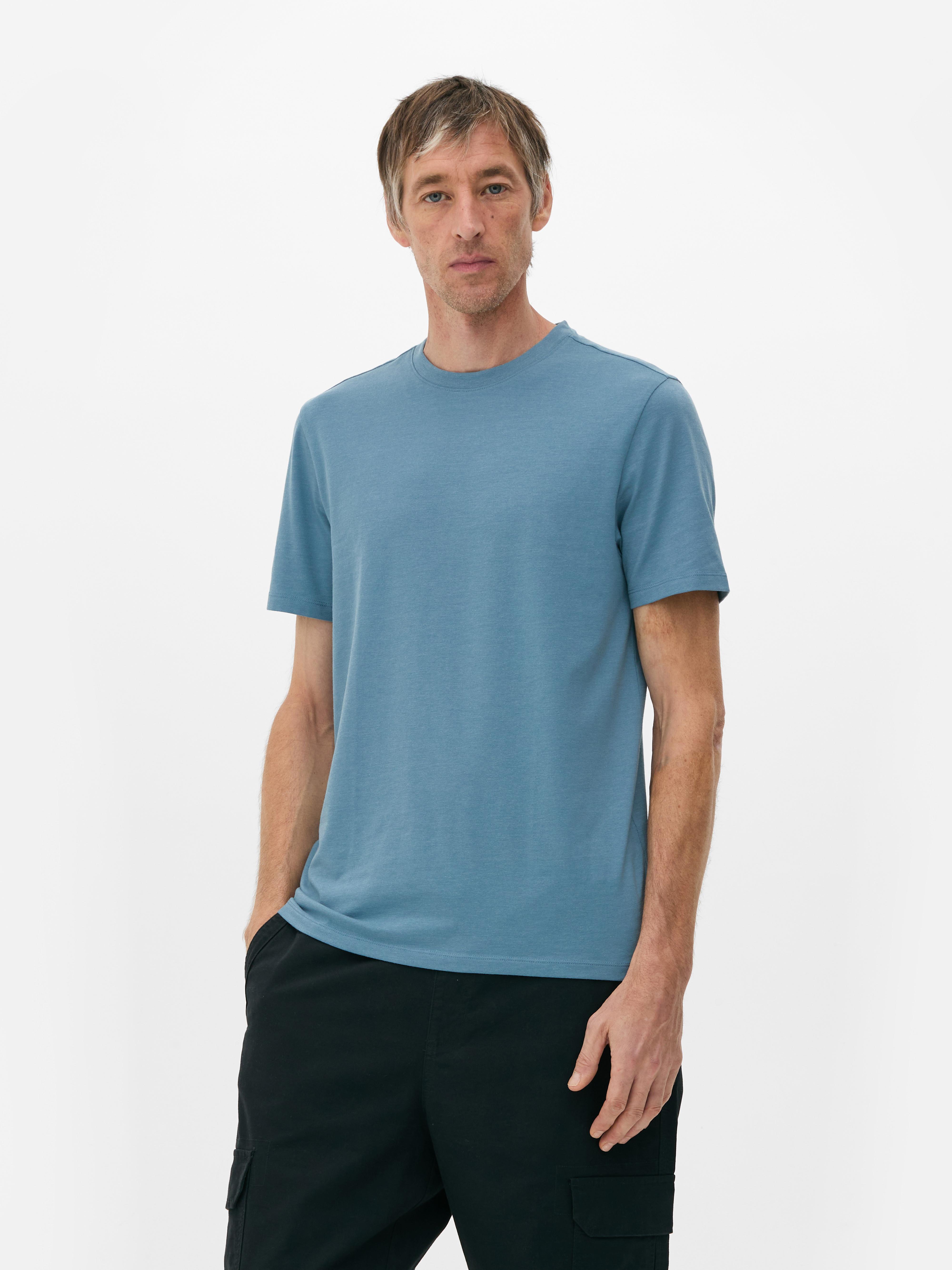 Tシャツ・カットソー MOORER Men T-shirt Turquoise MOUMA100159SI5 V3507 メンズ 高級スウェットシャツ・ポロシャツ・Tシャツ | MooRER®