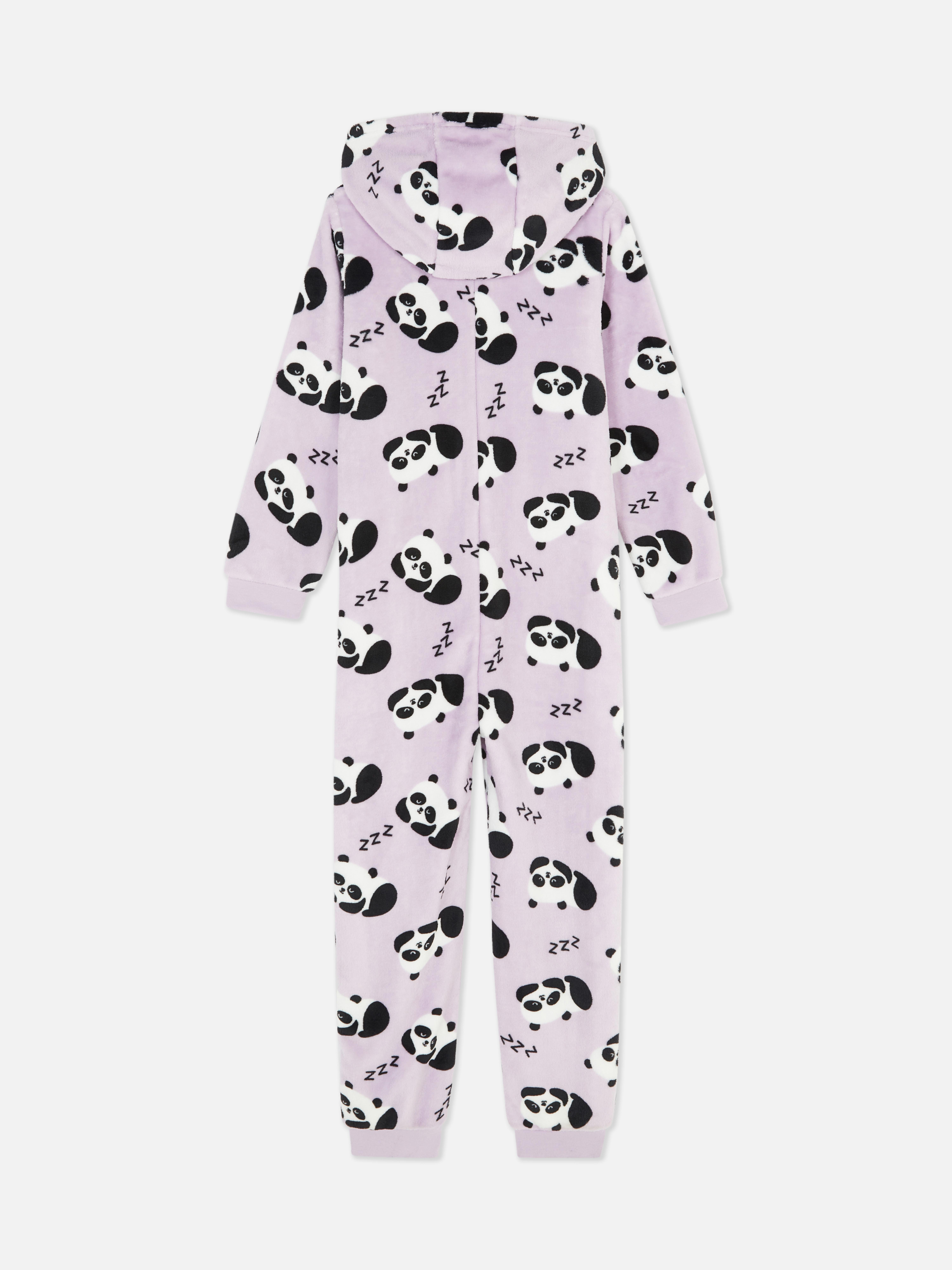 Plush Panda Hooded Onesie