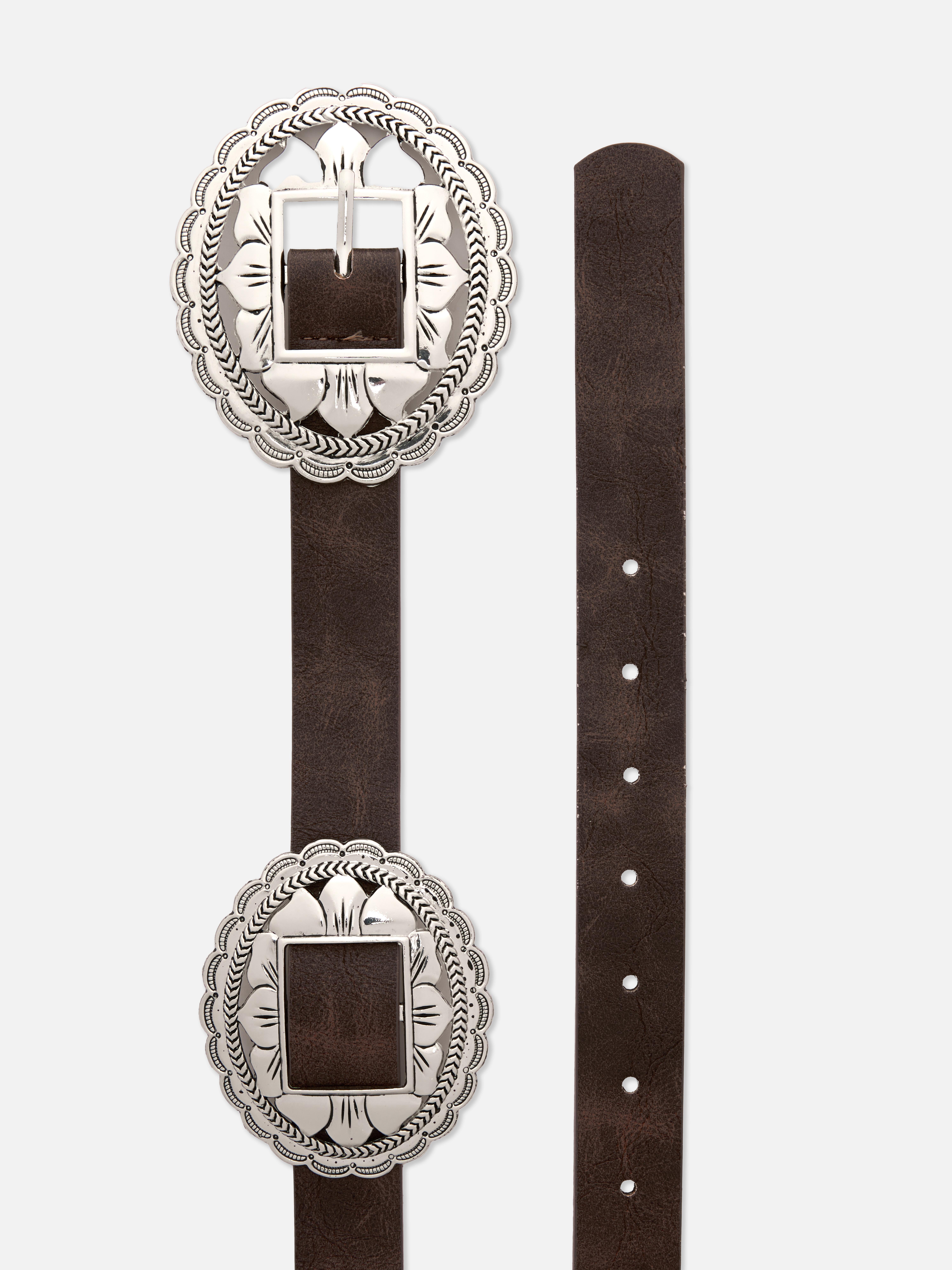Rita Ora Ornate Buckle Belt