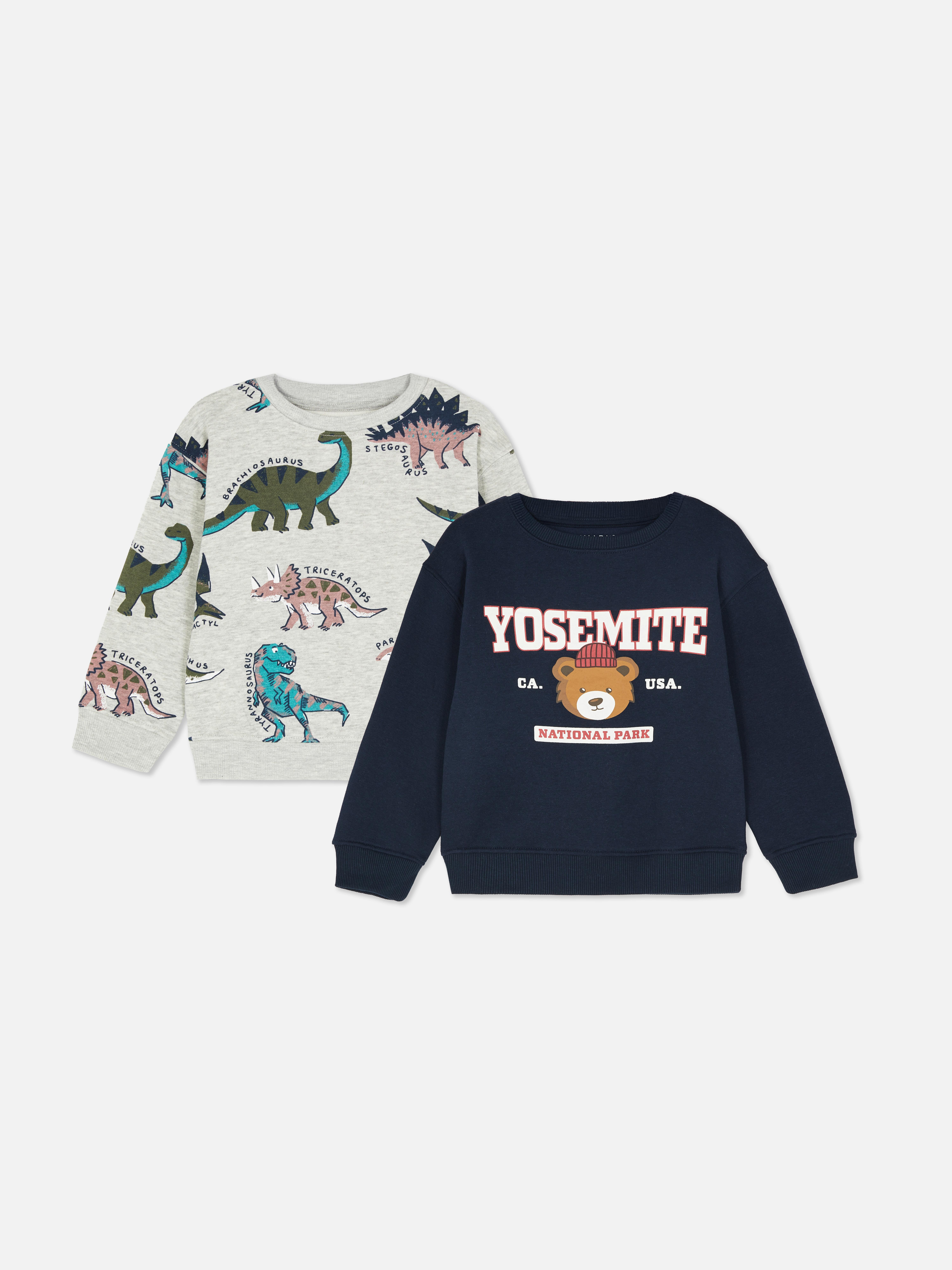 1.5-8yrs | 2pk Printed Sweatshirts