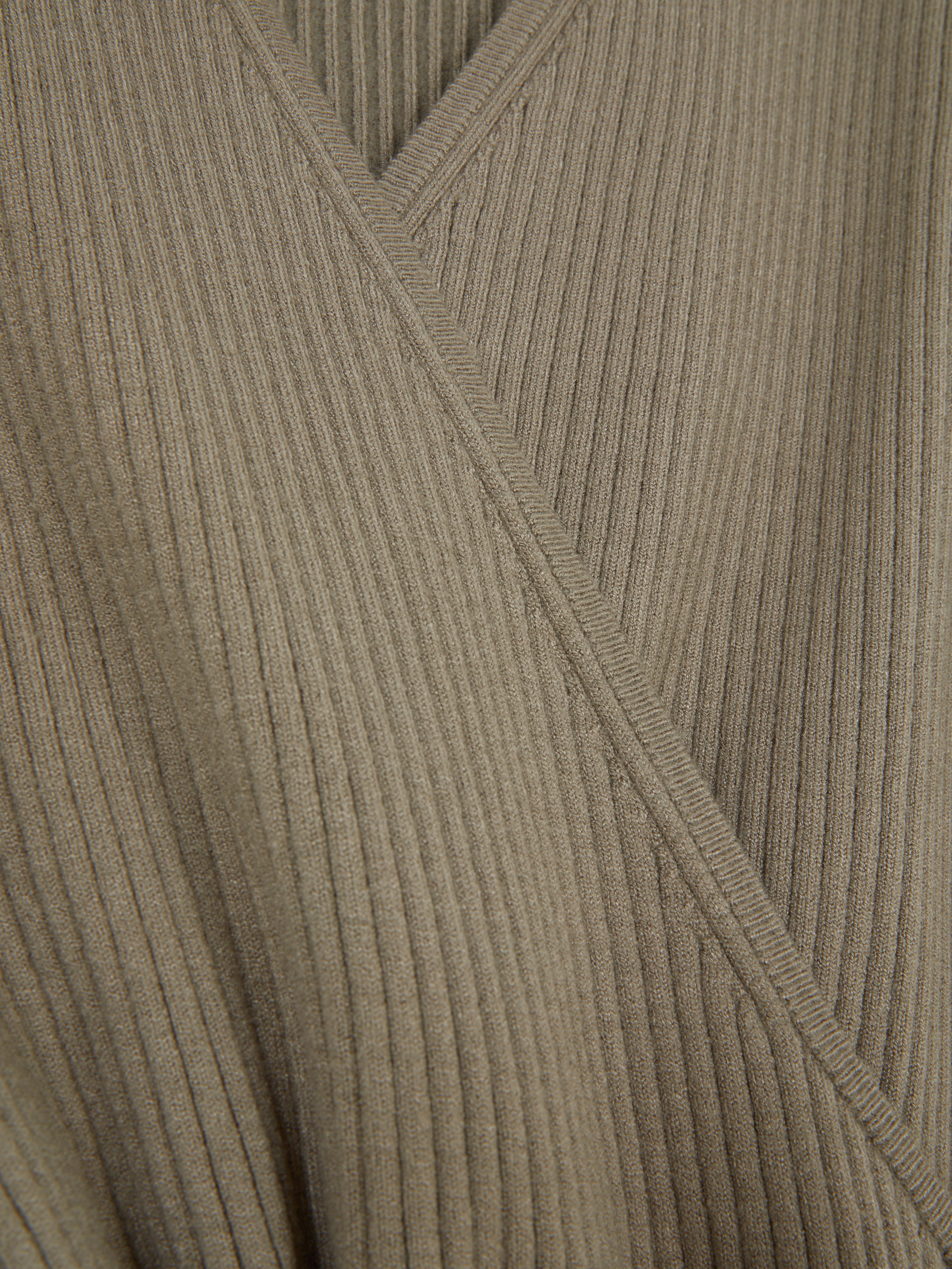 Ribbed Wrap Top