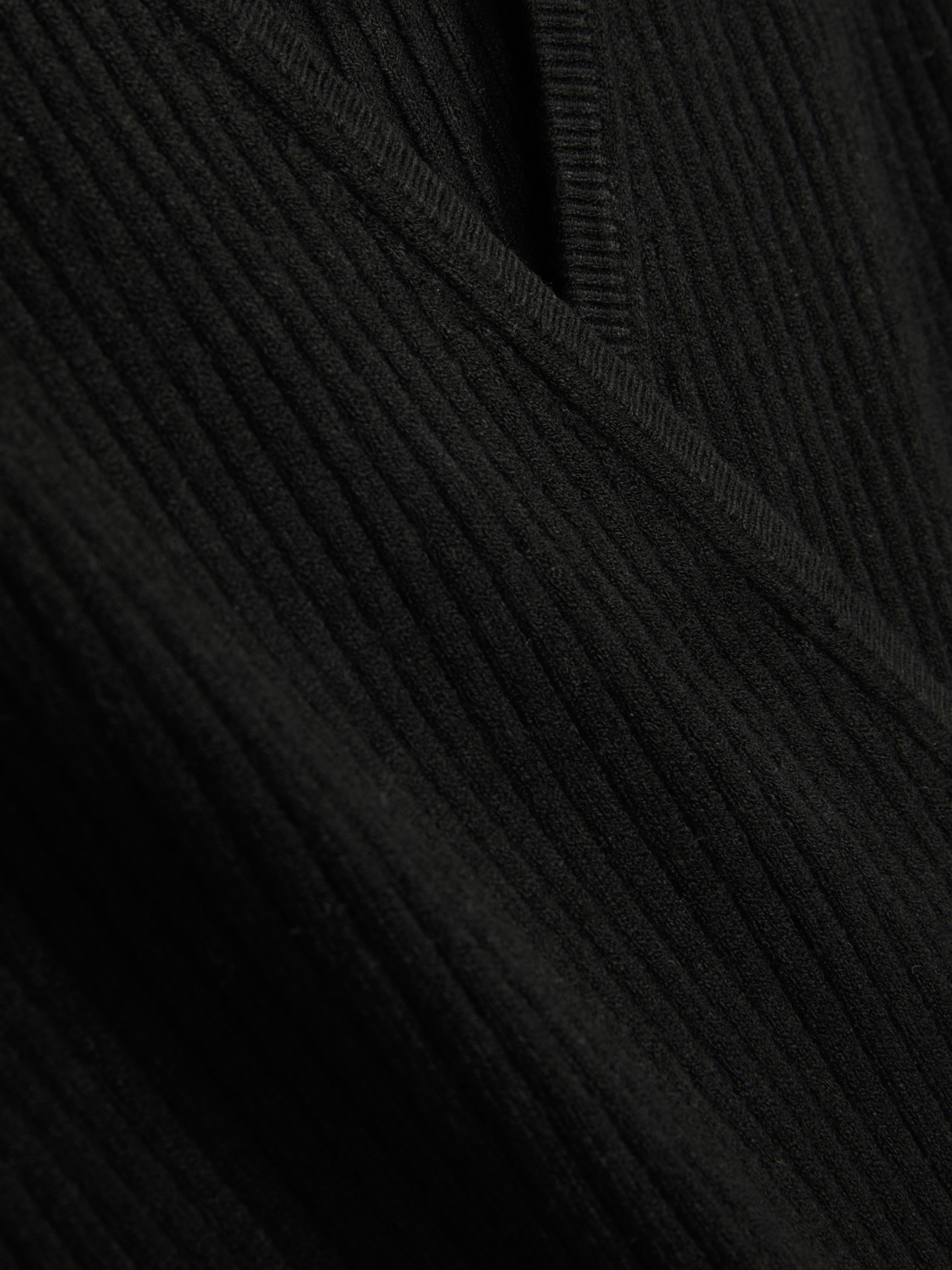 Ribbed Wrap Top