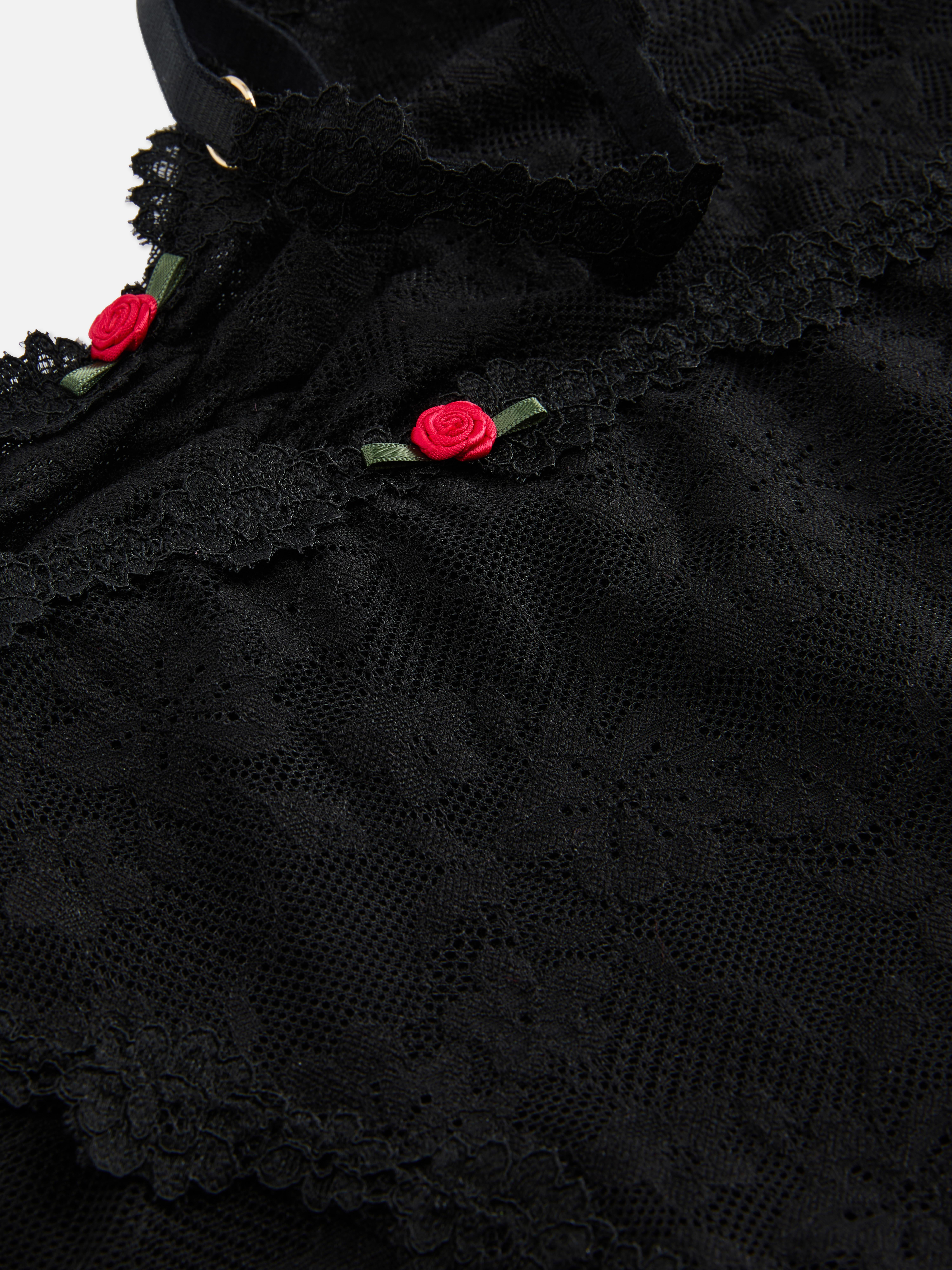 Completo intimo con canotta in pizzo