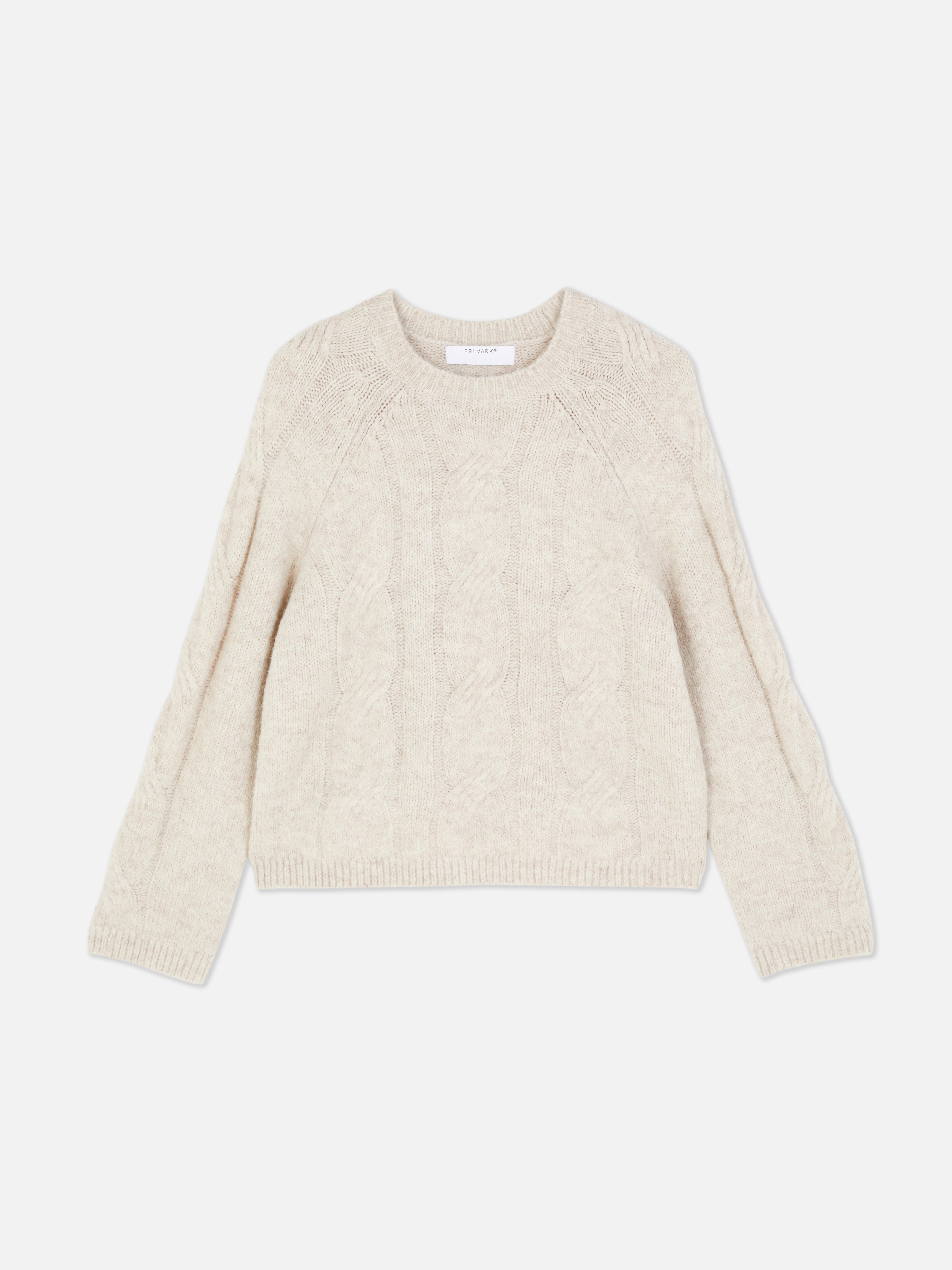 Relaxed Cable Knit Jumper