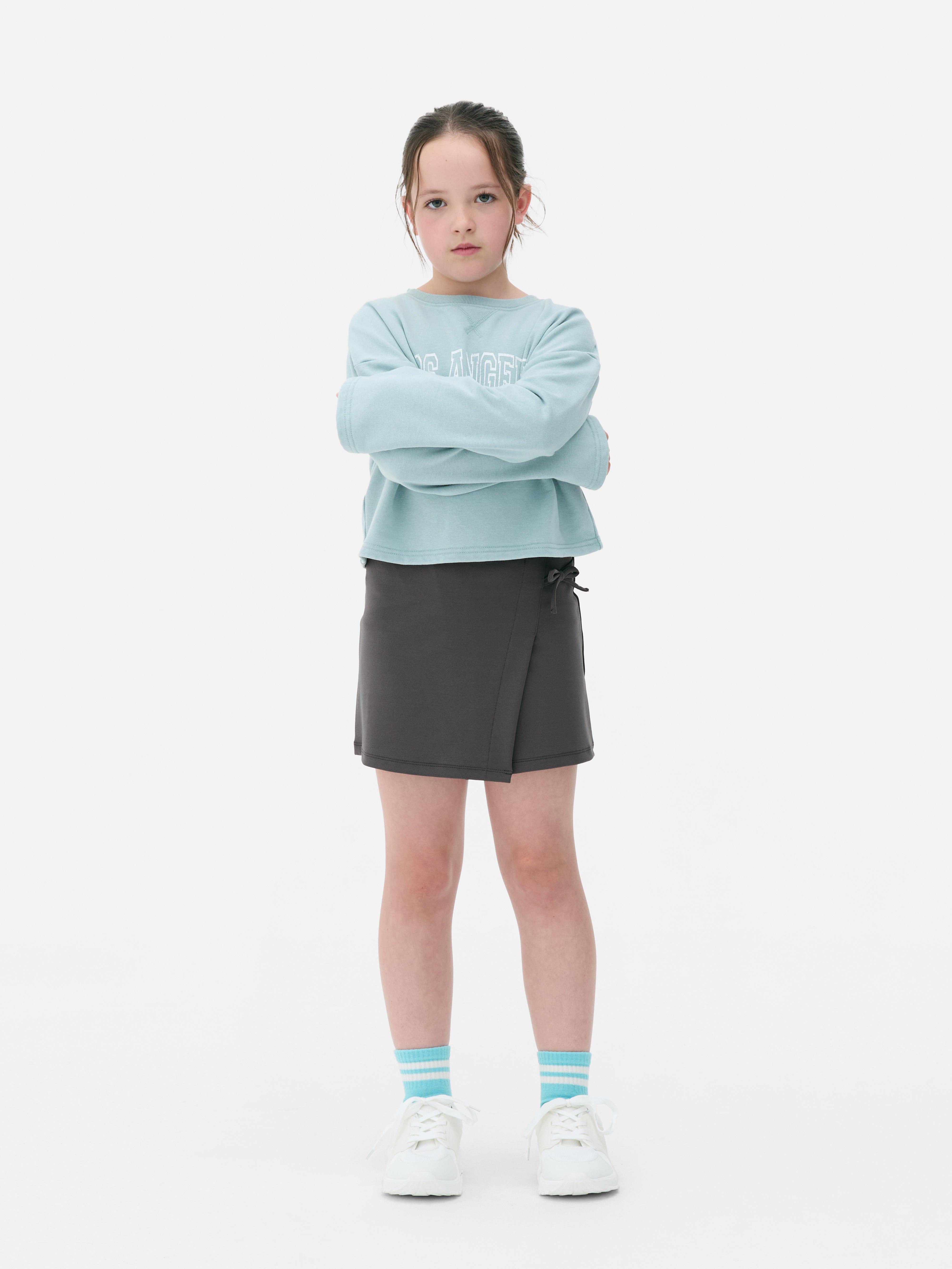 Wrap-Front Skirt