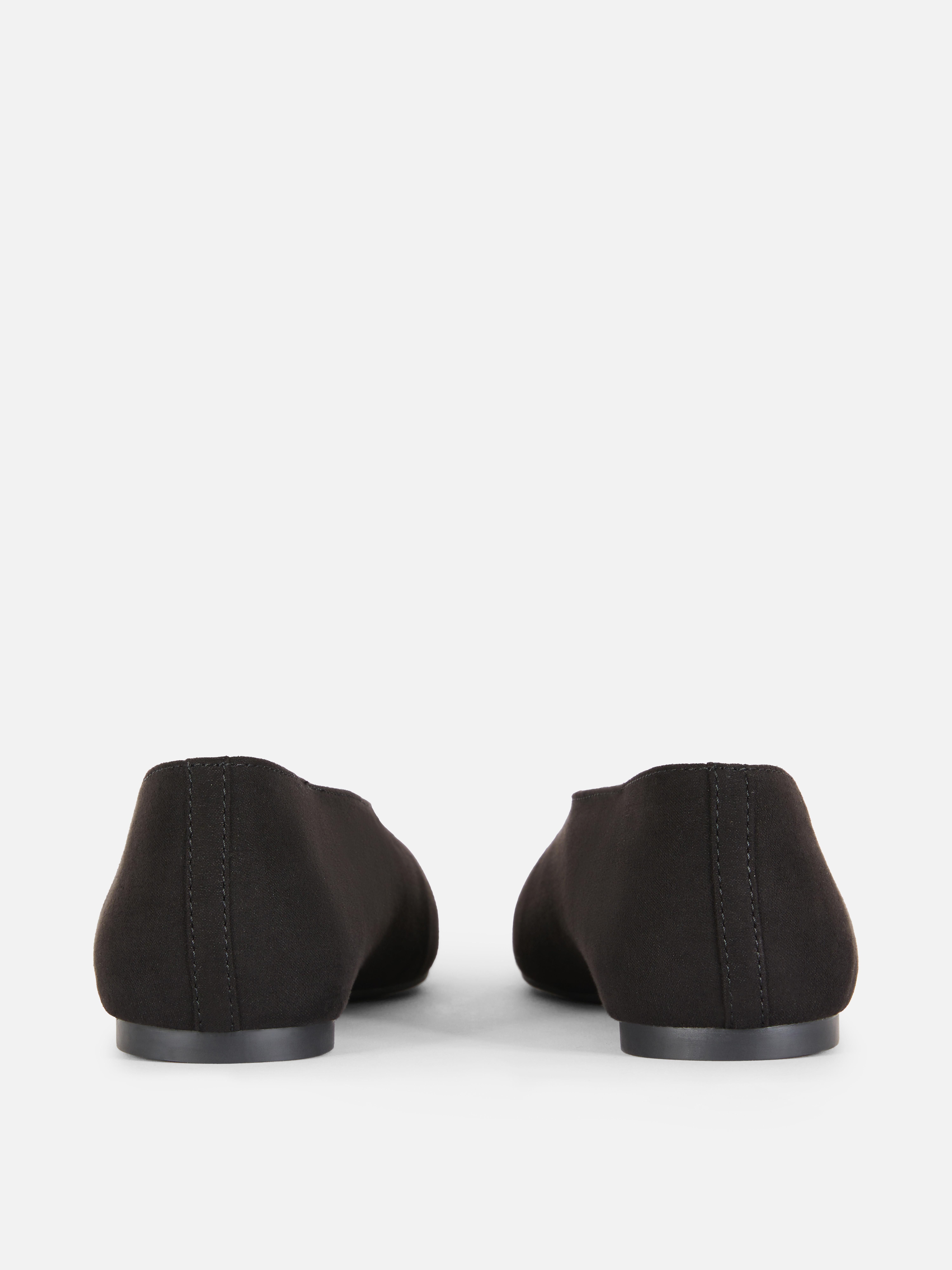 High Vamp Ballerina Flats