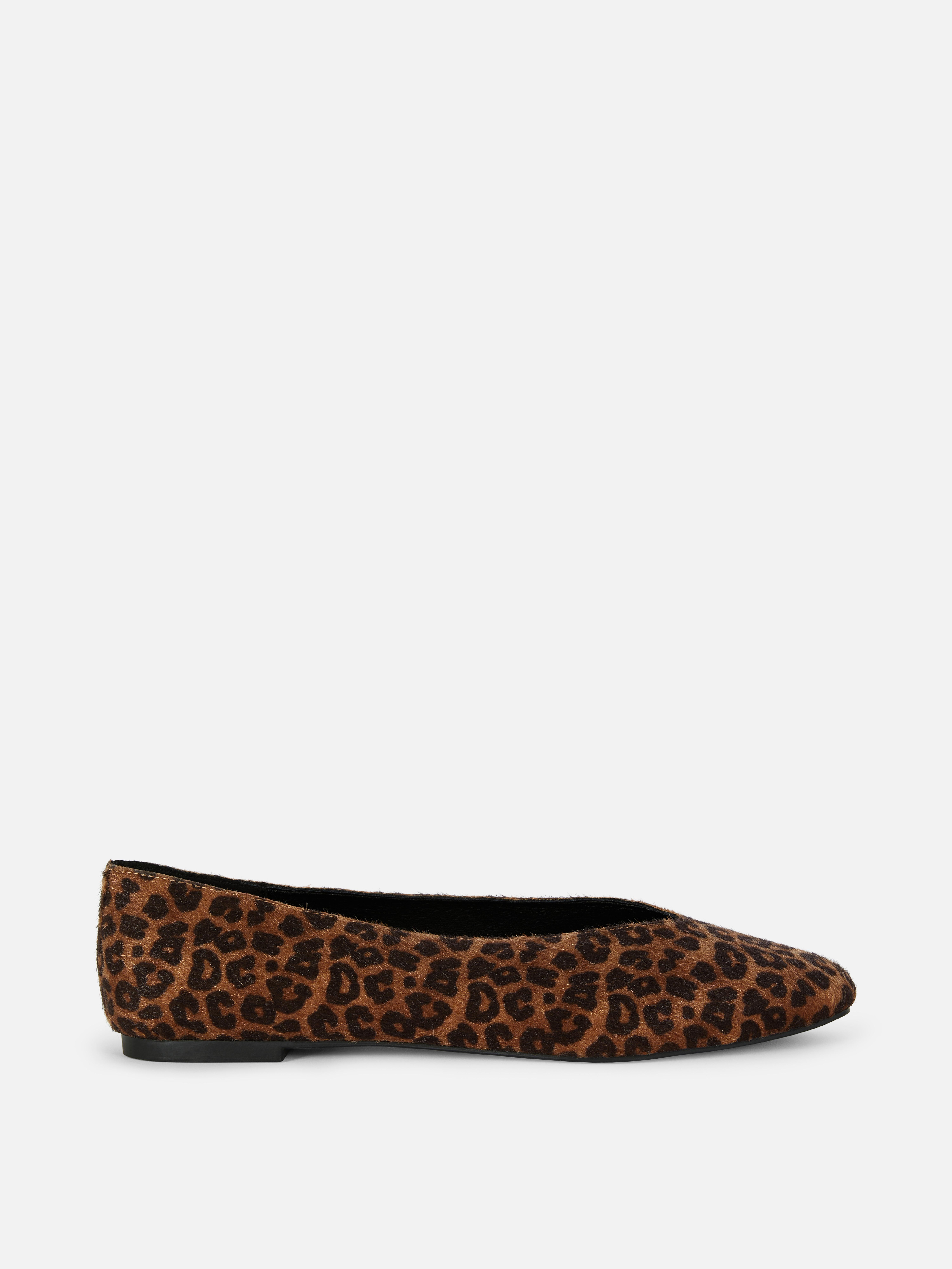 Bailarinas de leopardo con efecto piel de poni