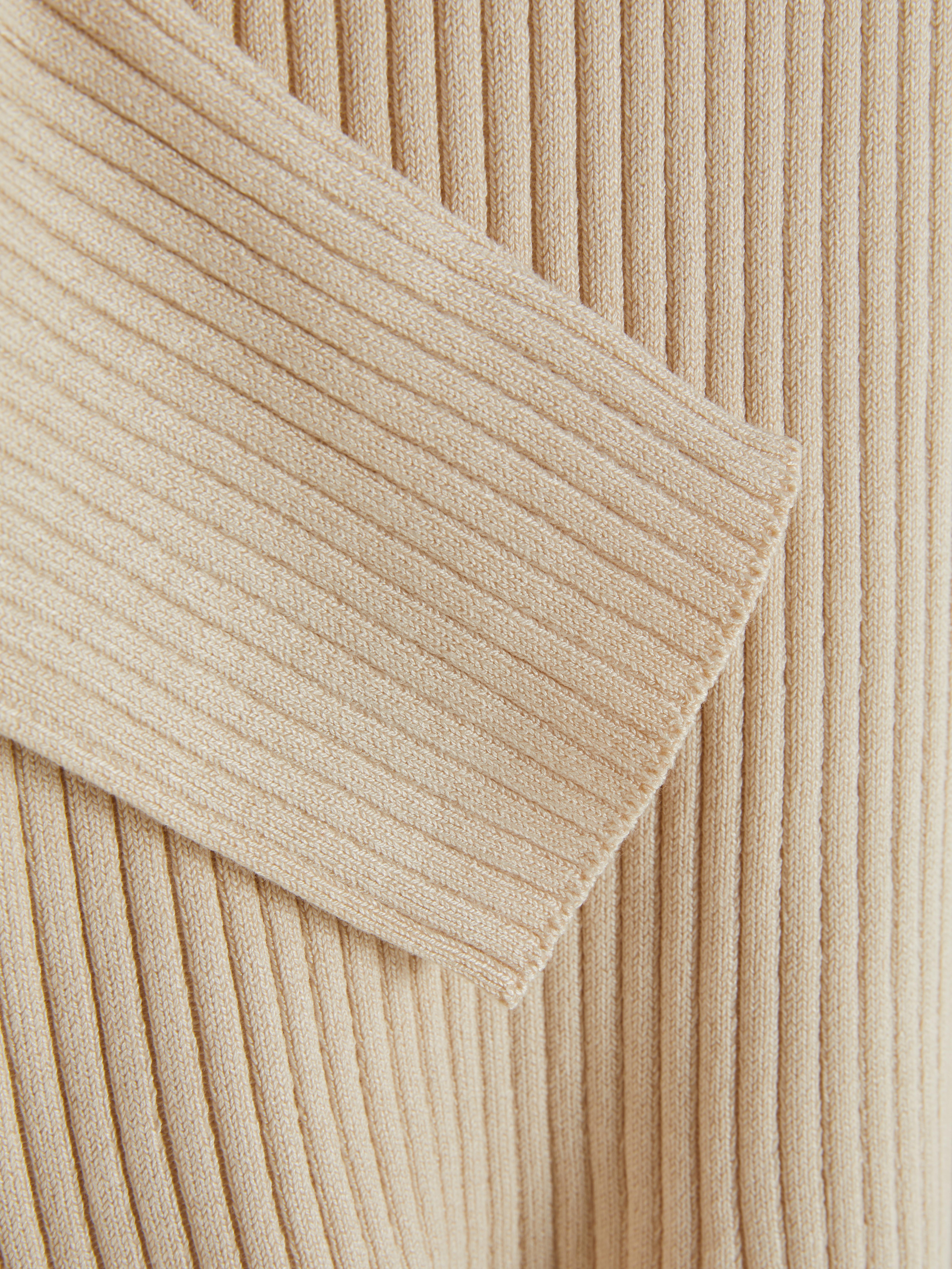 Ribbed Half-Zip Hoodie