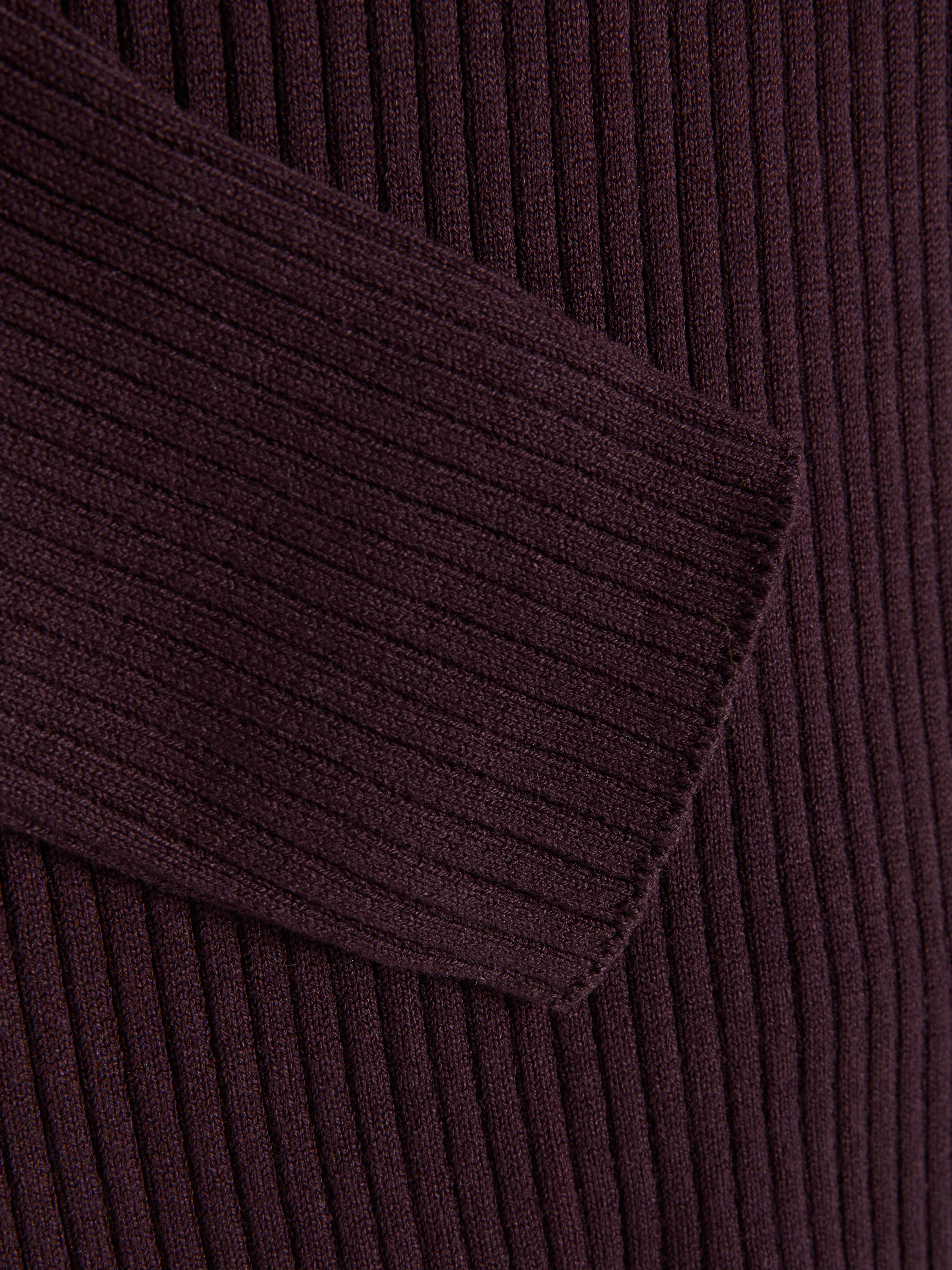 Ribbed Half-Zip Hoodie