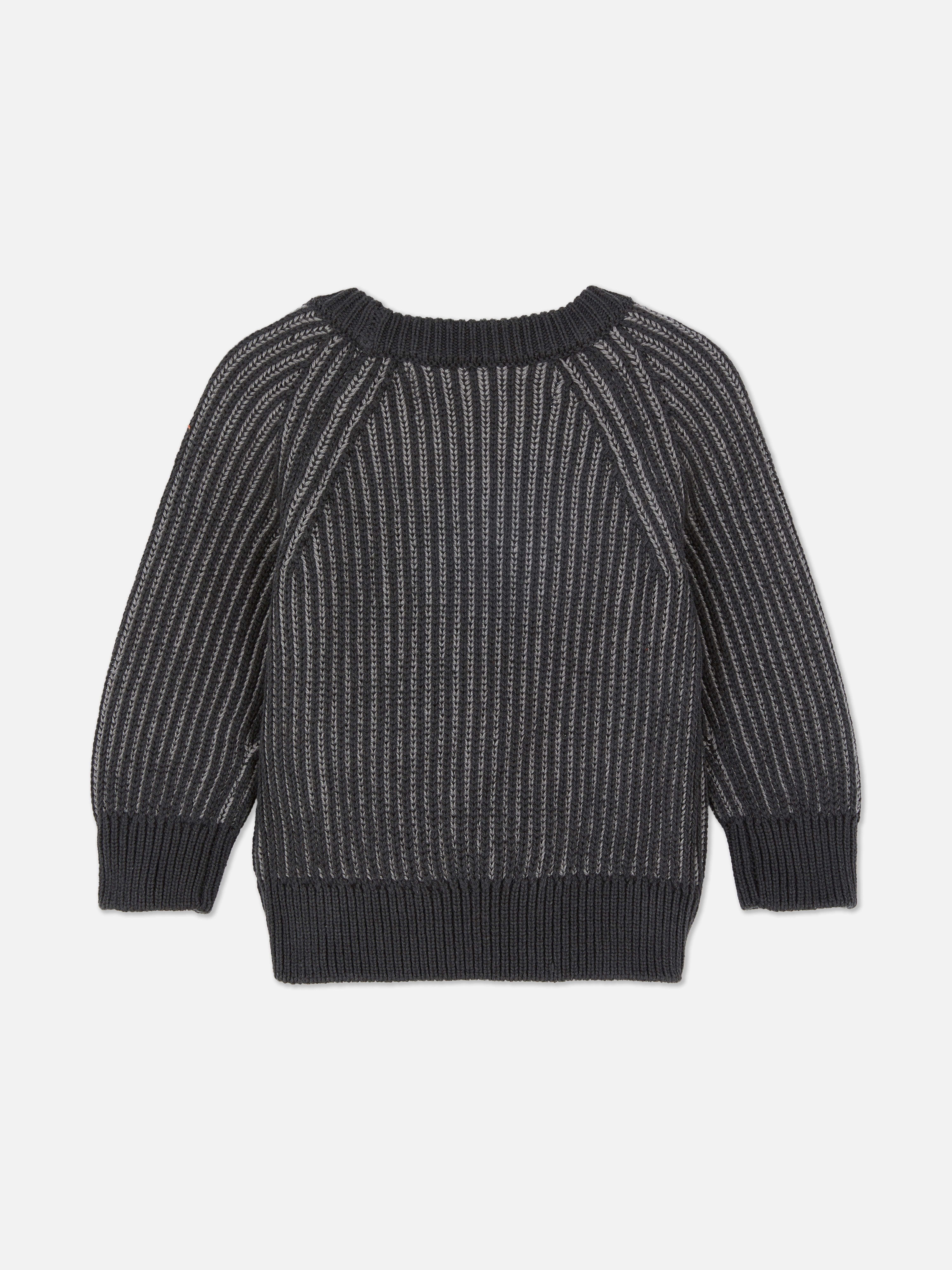 0–36 Monate | Pullover mit Zopfstrickmuster
