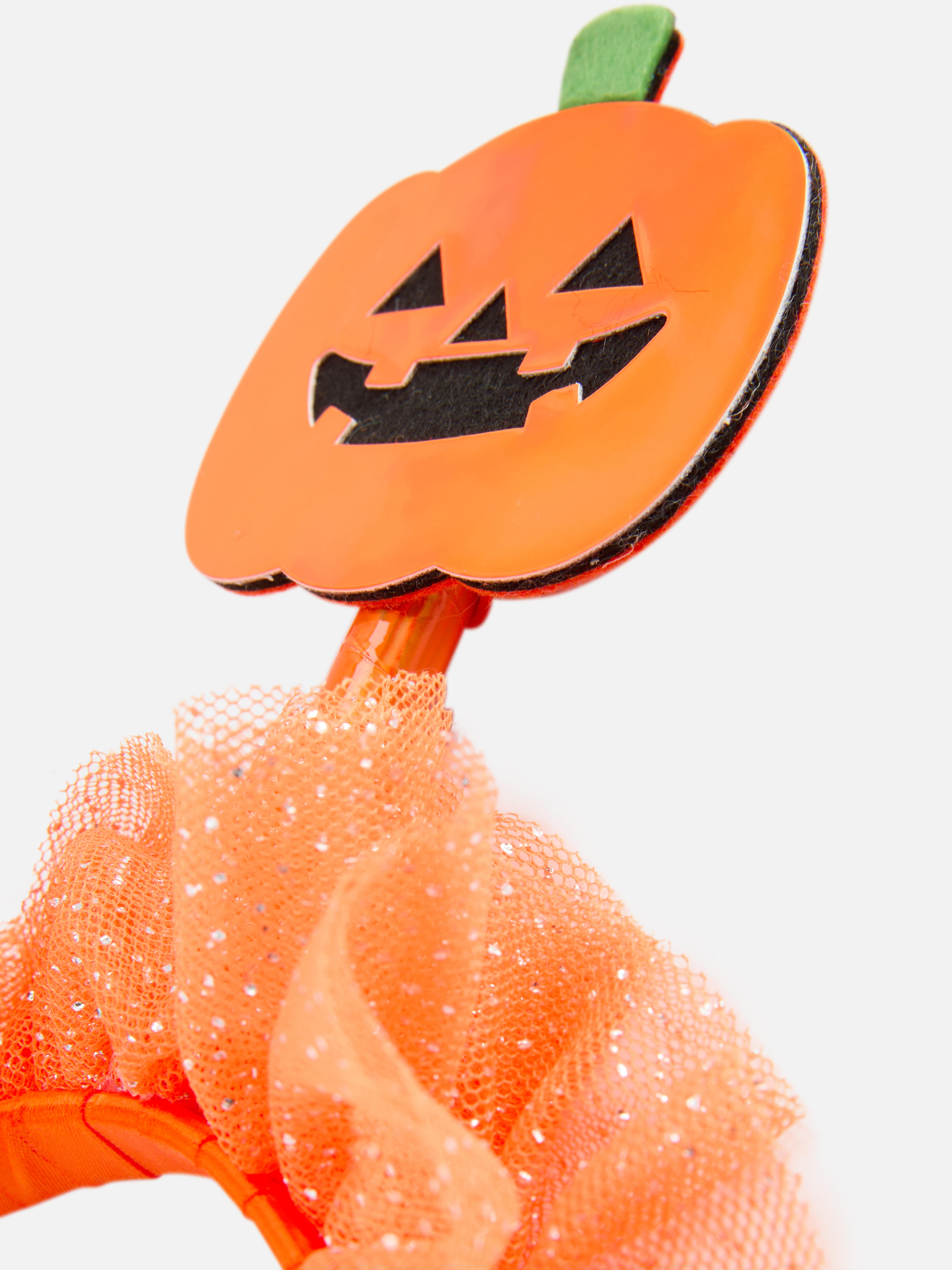 Pumpkin Glitter Headband