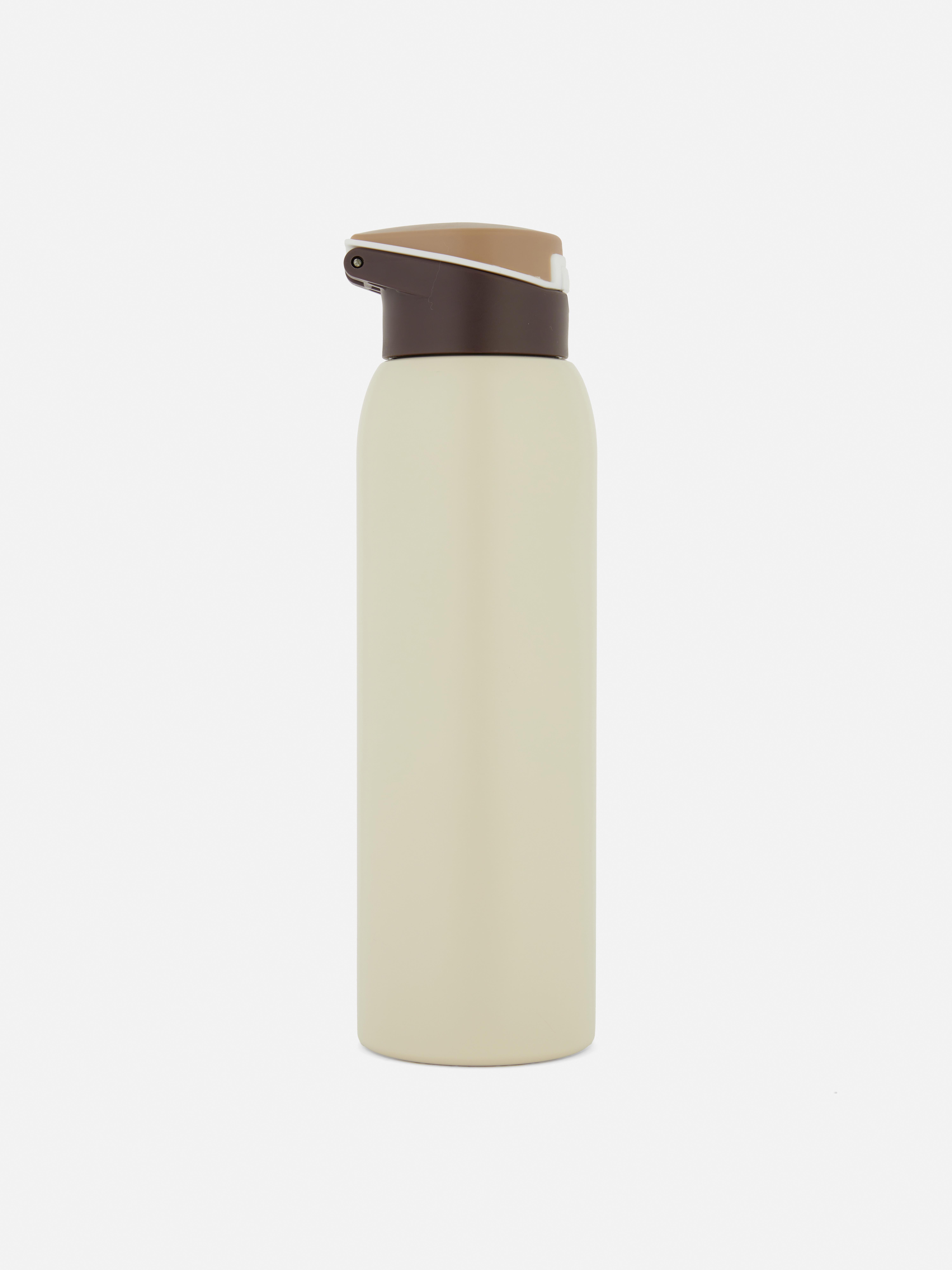 Waterfles met kleurblok Taupe