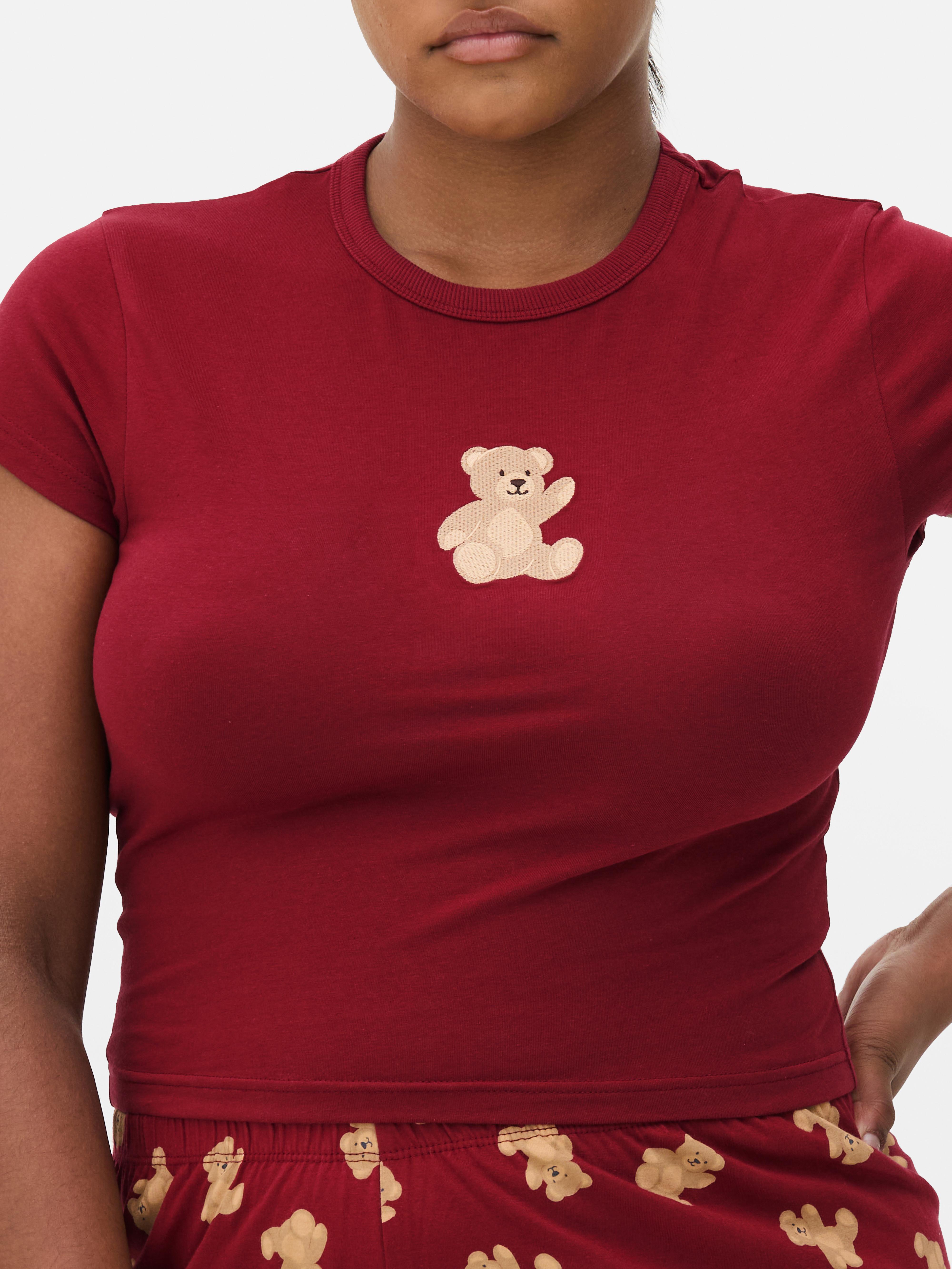 Teddy Bear Graphic Short Pyjamas