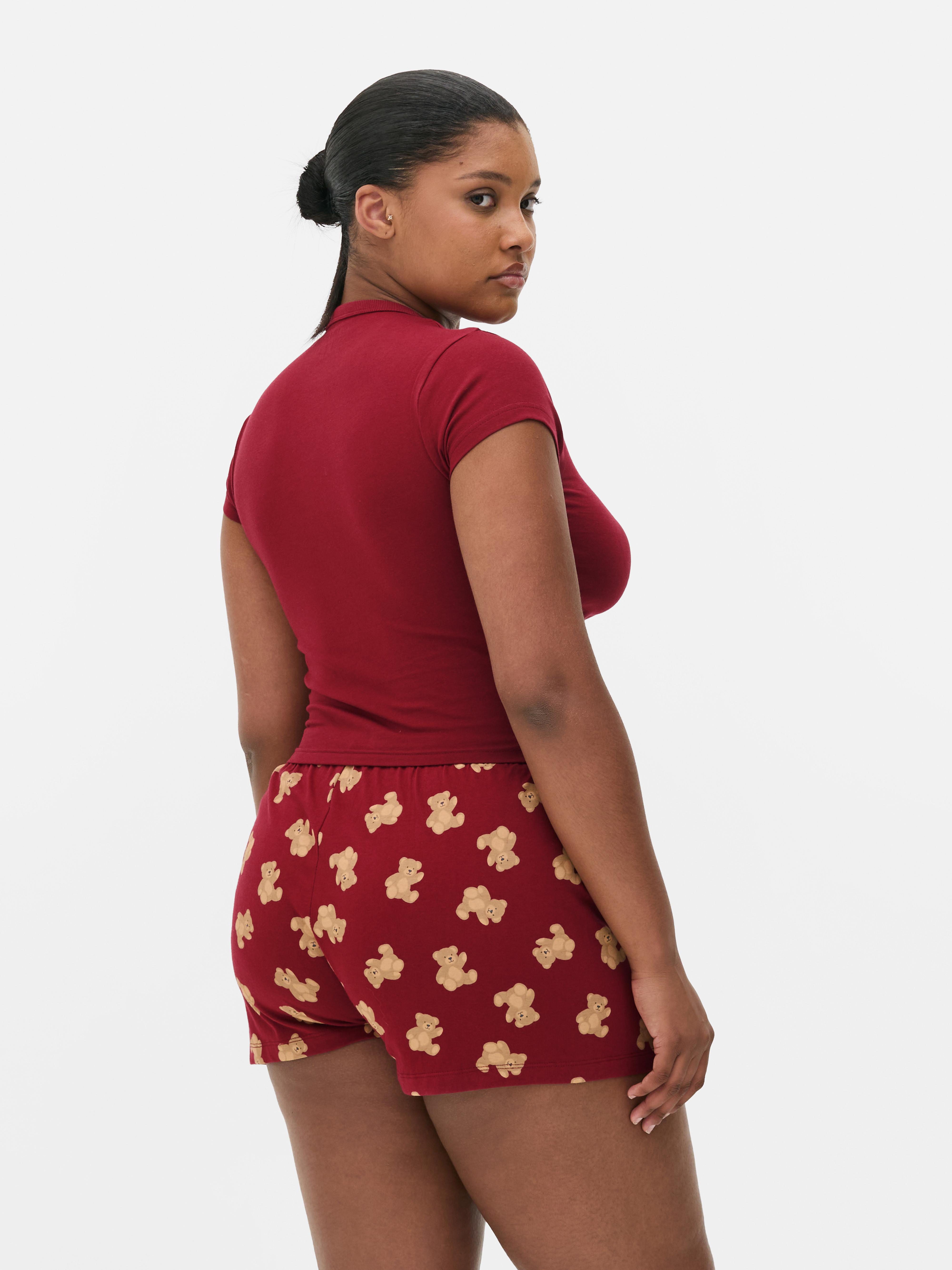 Teddy Bear Graphic Short Pyjamas