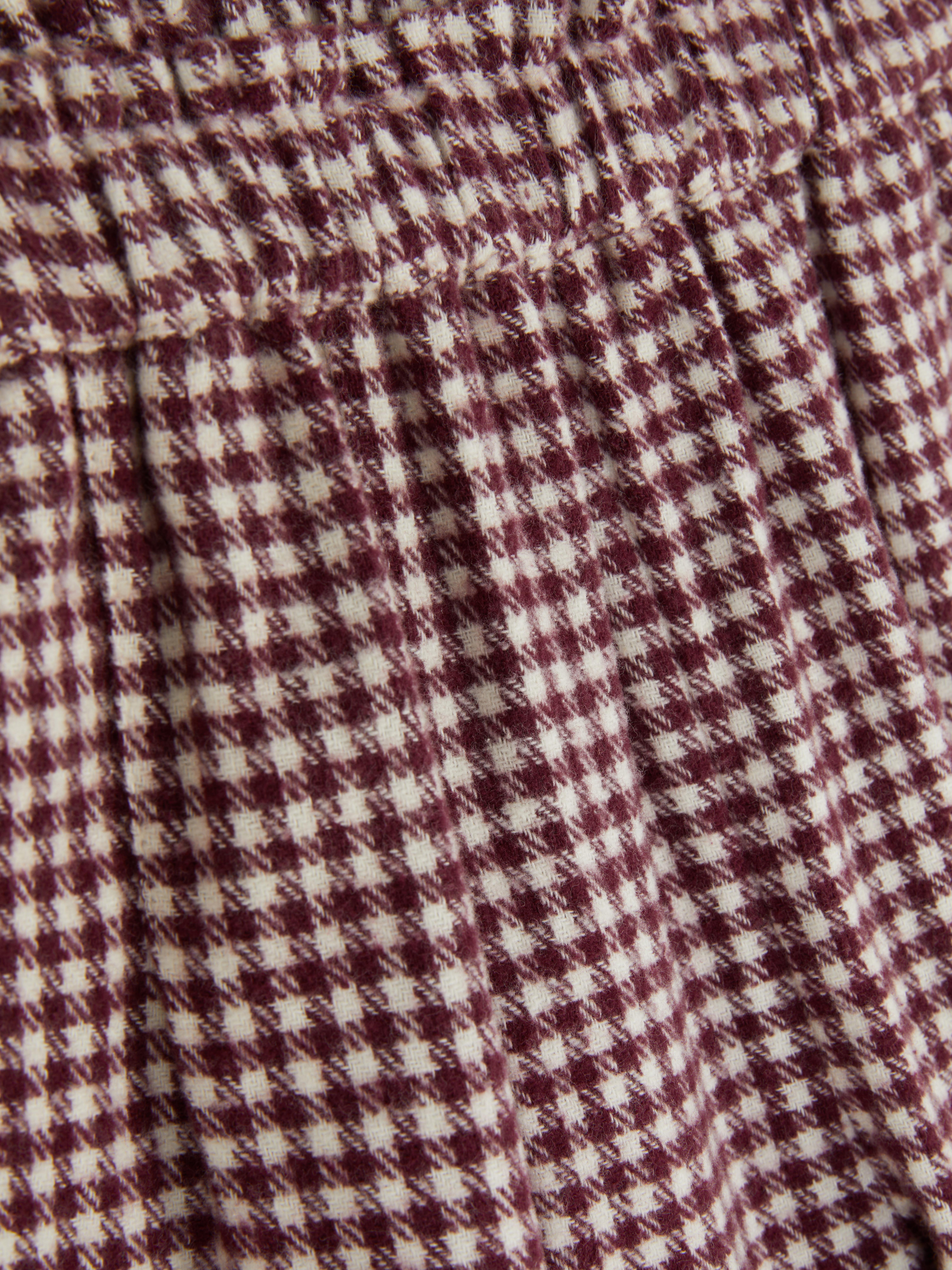 Karierte Hose