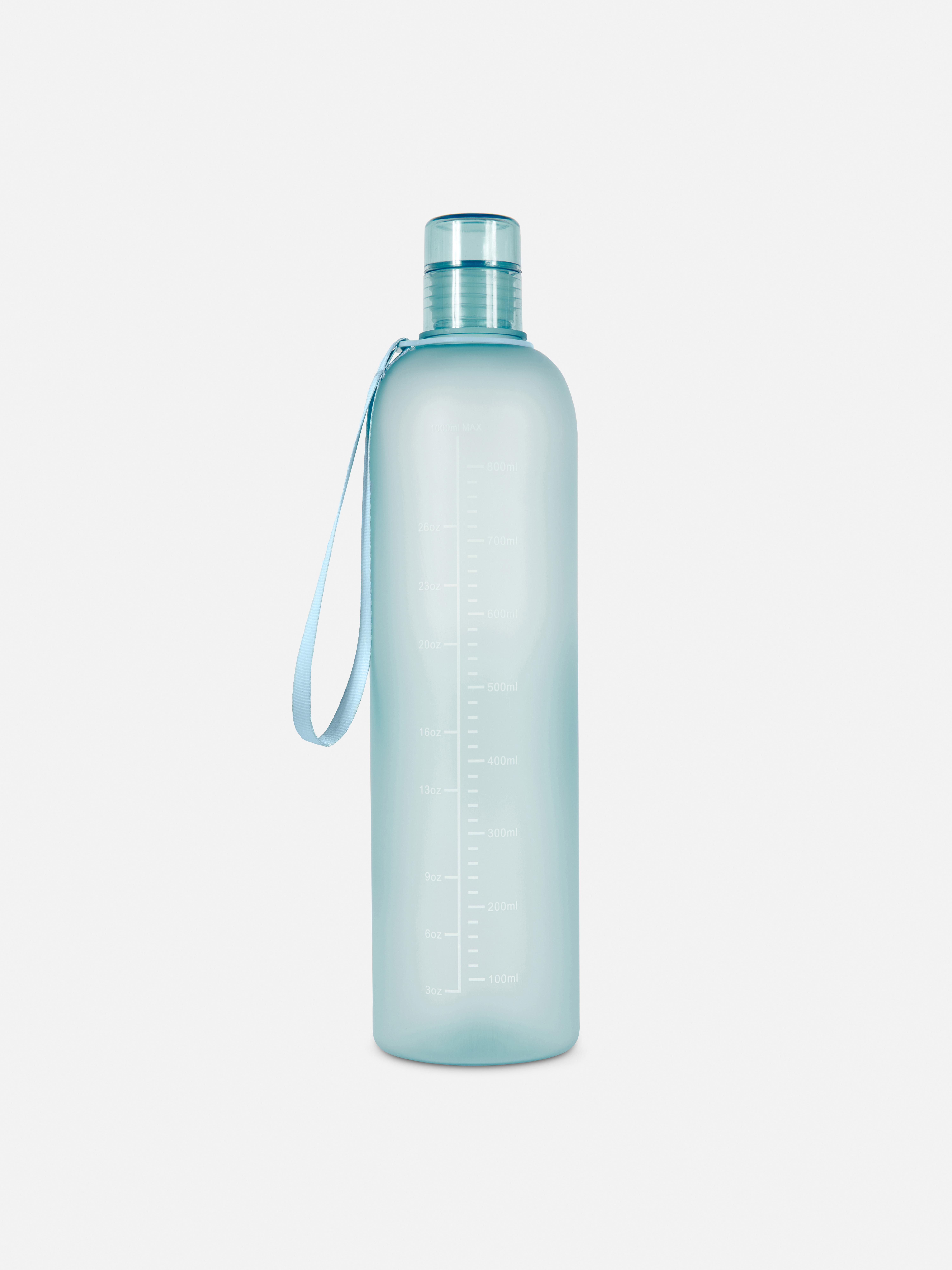 Botella de agua con acabado escarchado de 1 l Verde