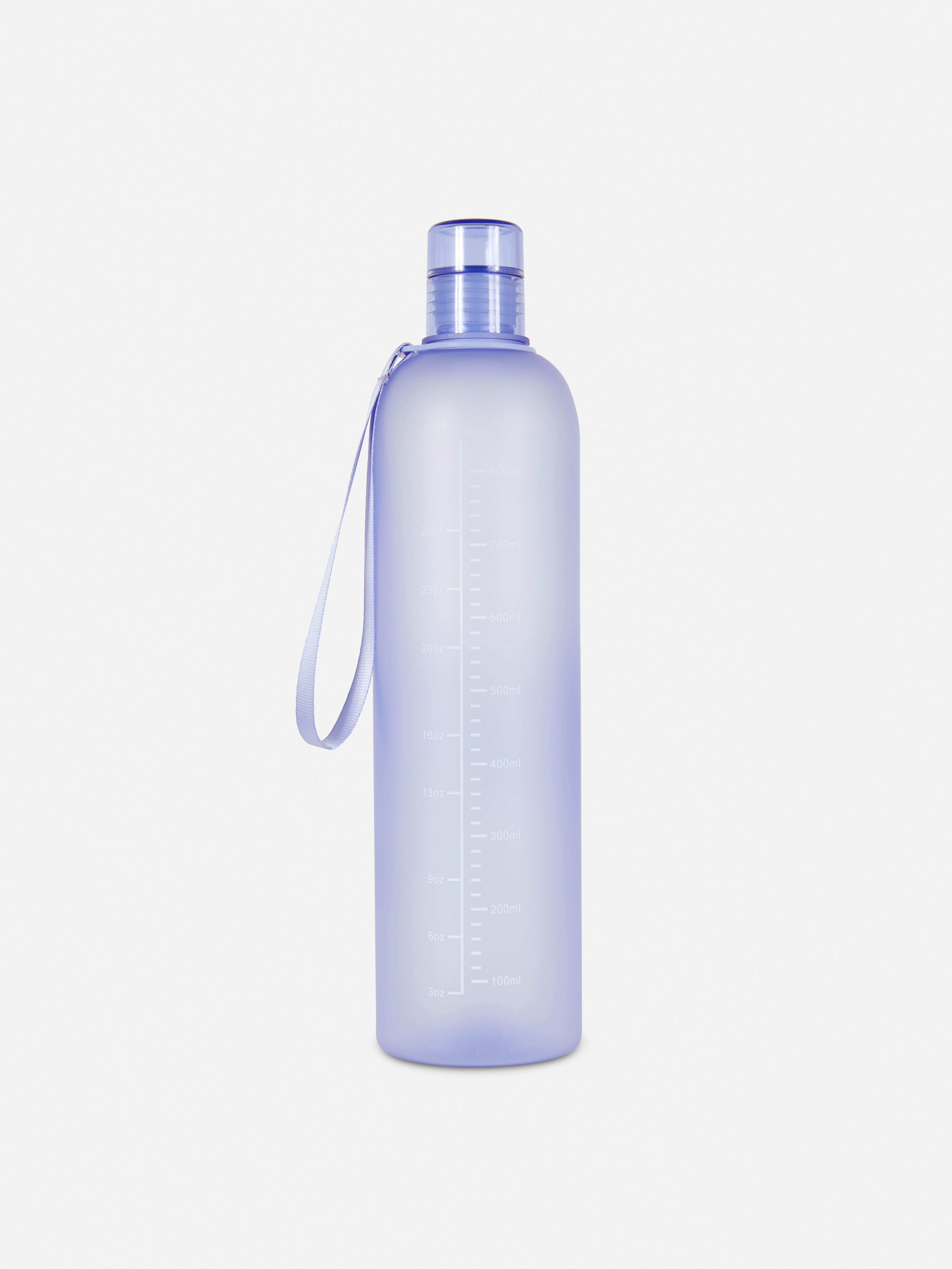 1 Liter Frosted Water Bottle