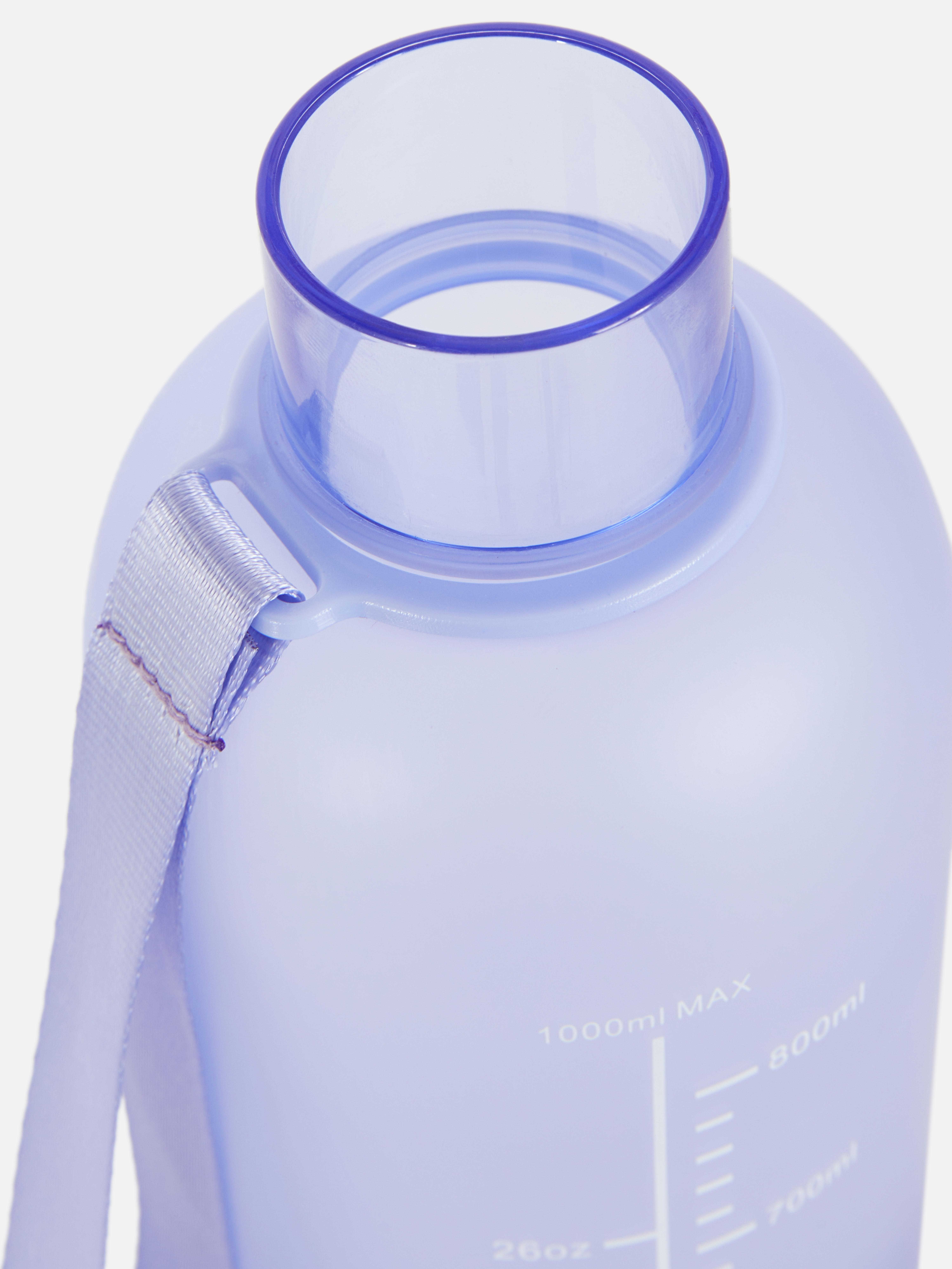 1 Liter Frosted Water Bottle