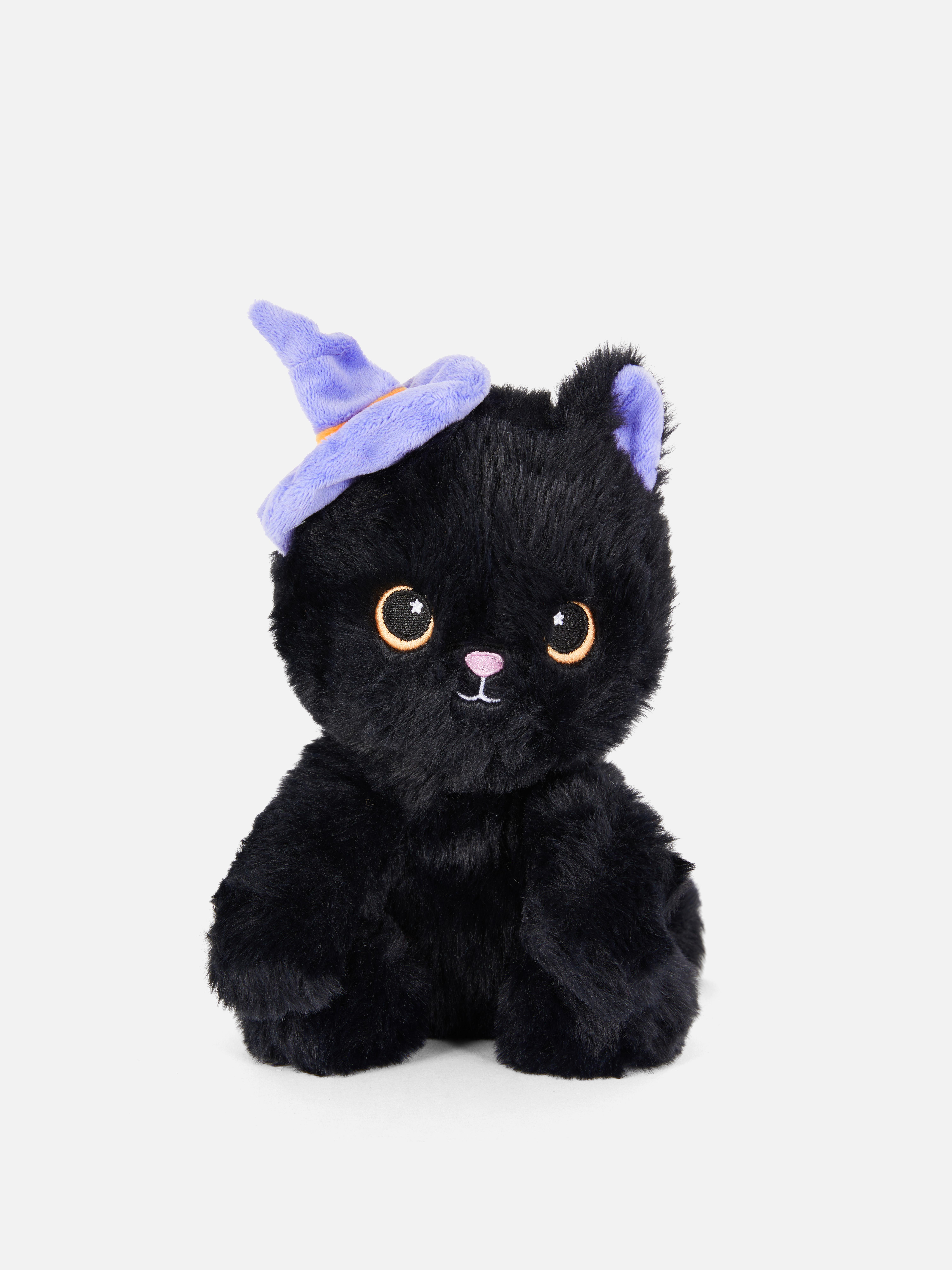 Peluche chat sorcière