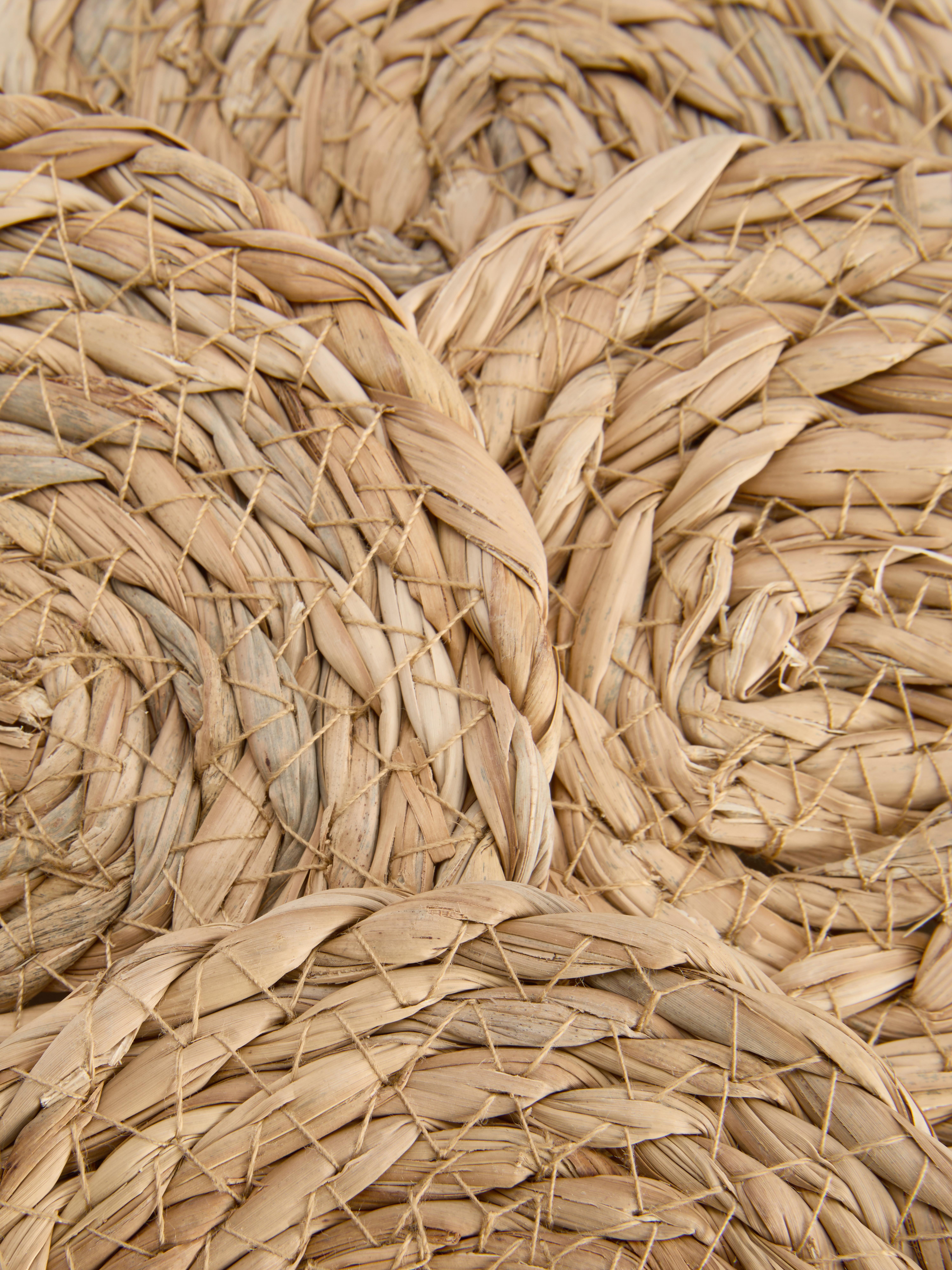 Untersetzer aus Rattan, 4er-Pack