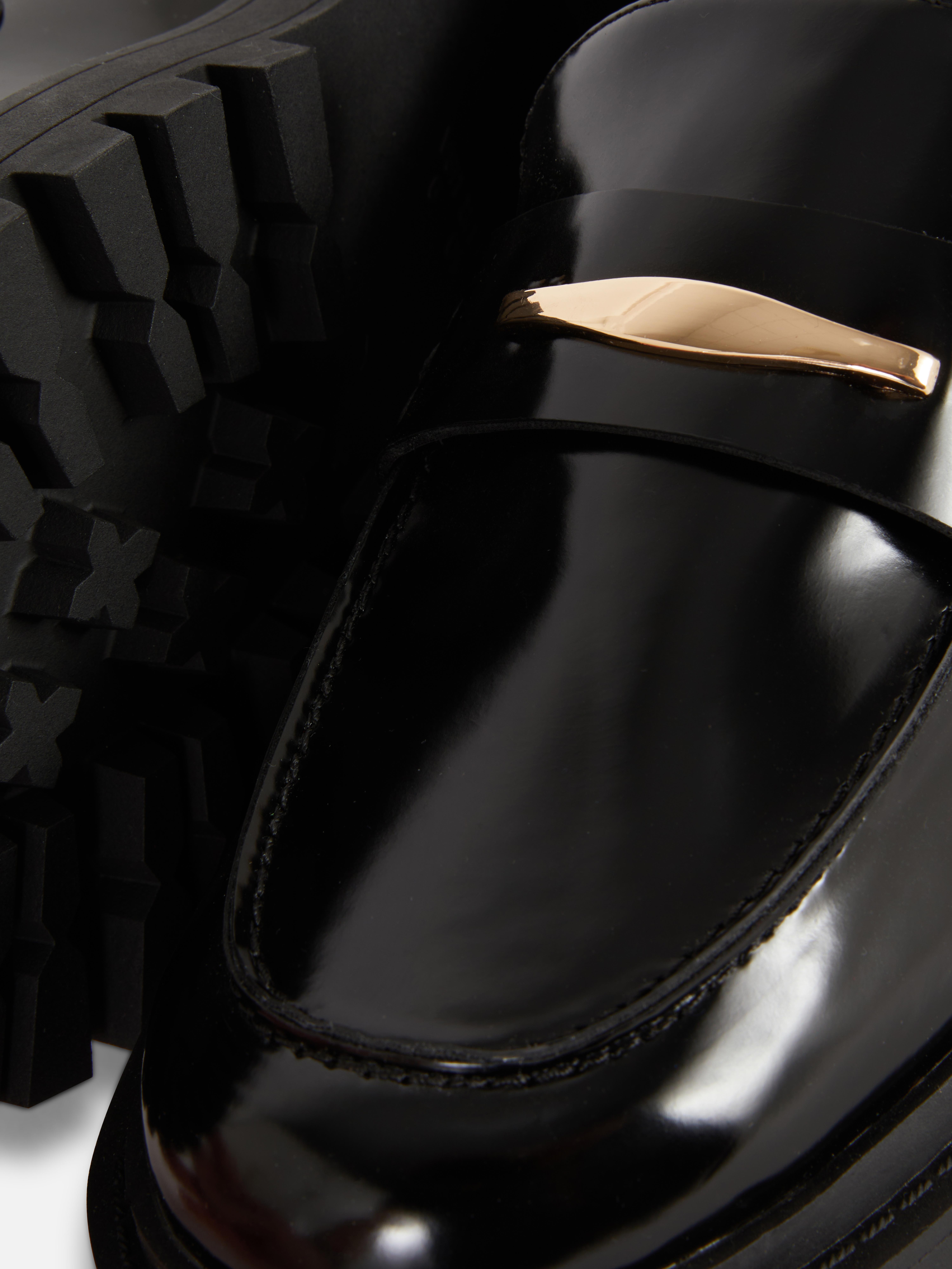 Chunky Patent Loafers