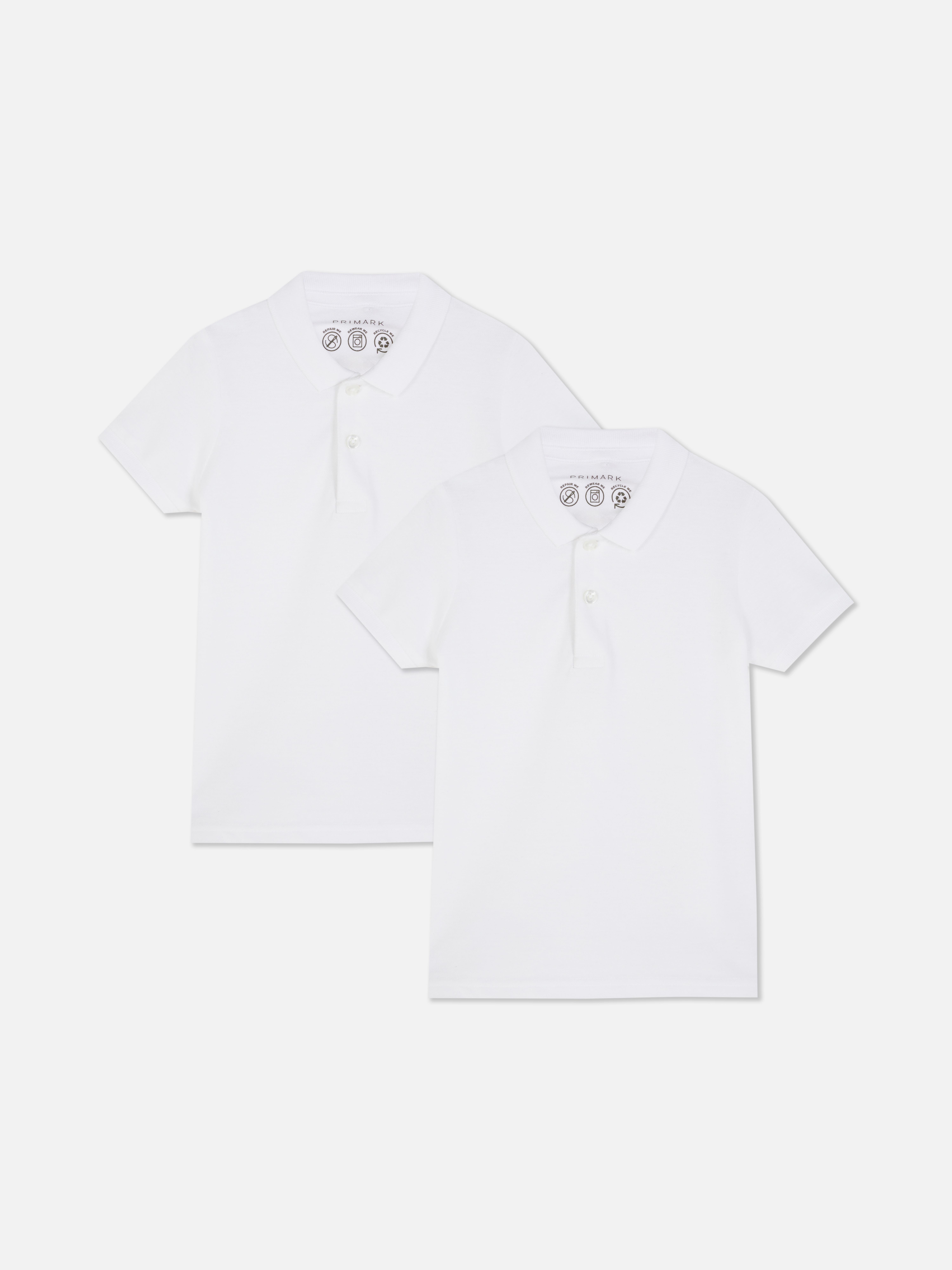 2pk Younger Kids' School Polo Shirts