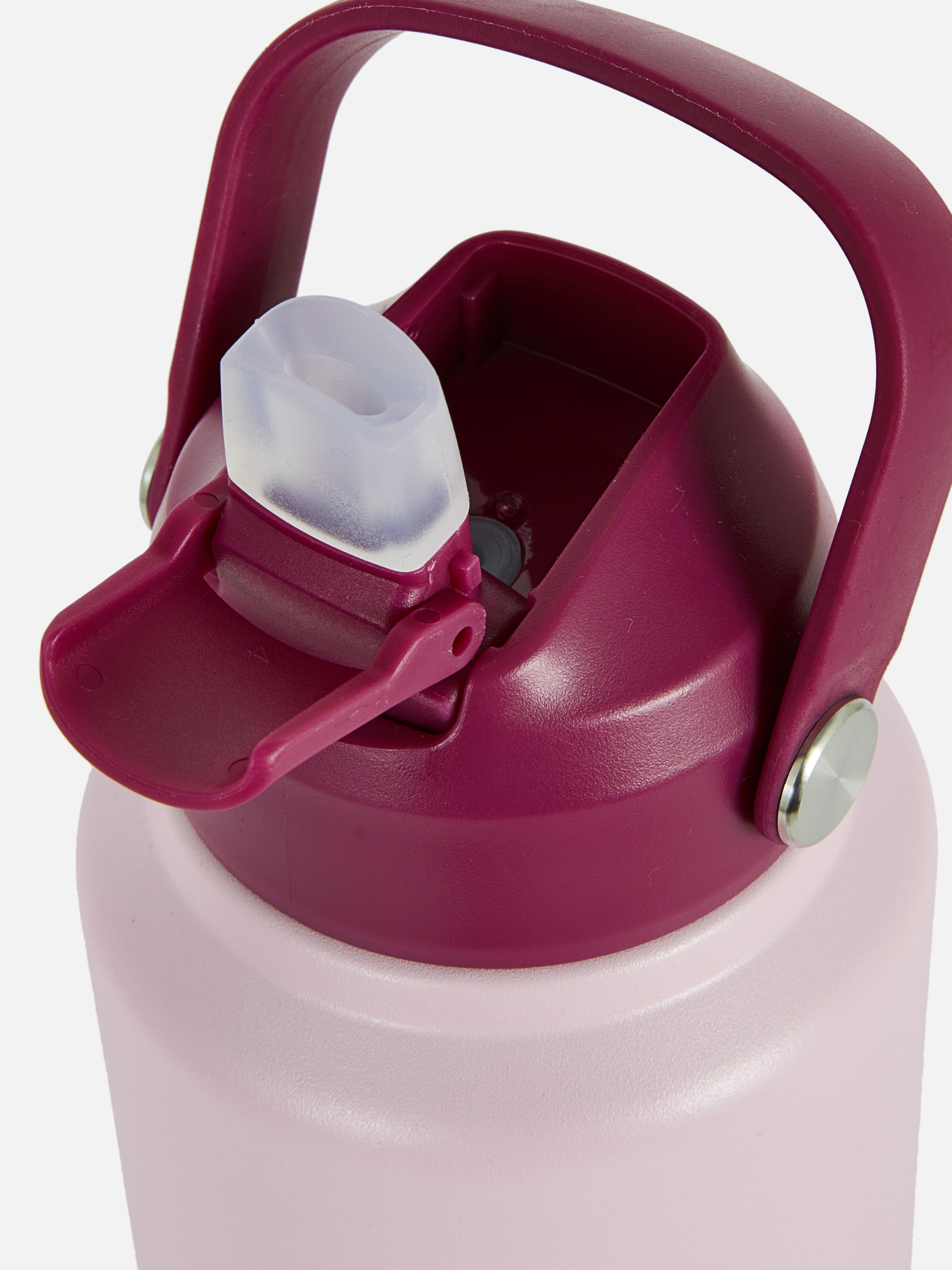 Stainless Steel Water Bottle with Pop-Up Straw