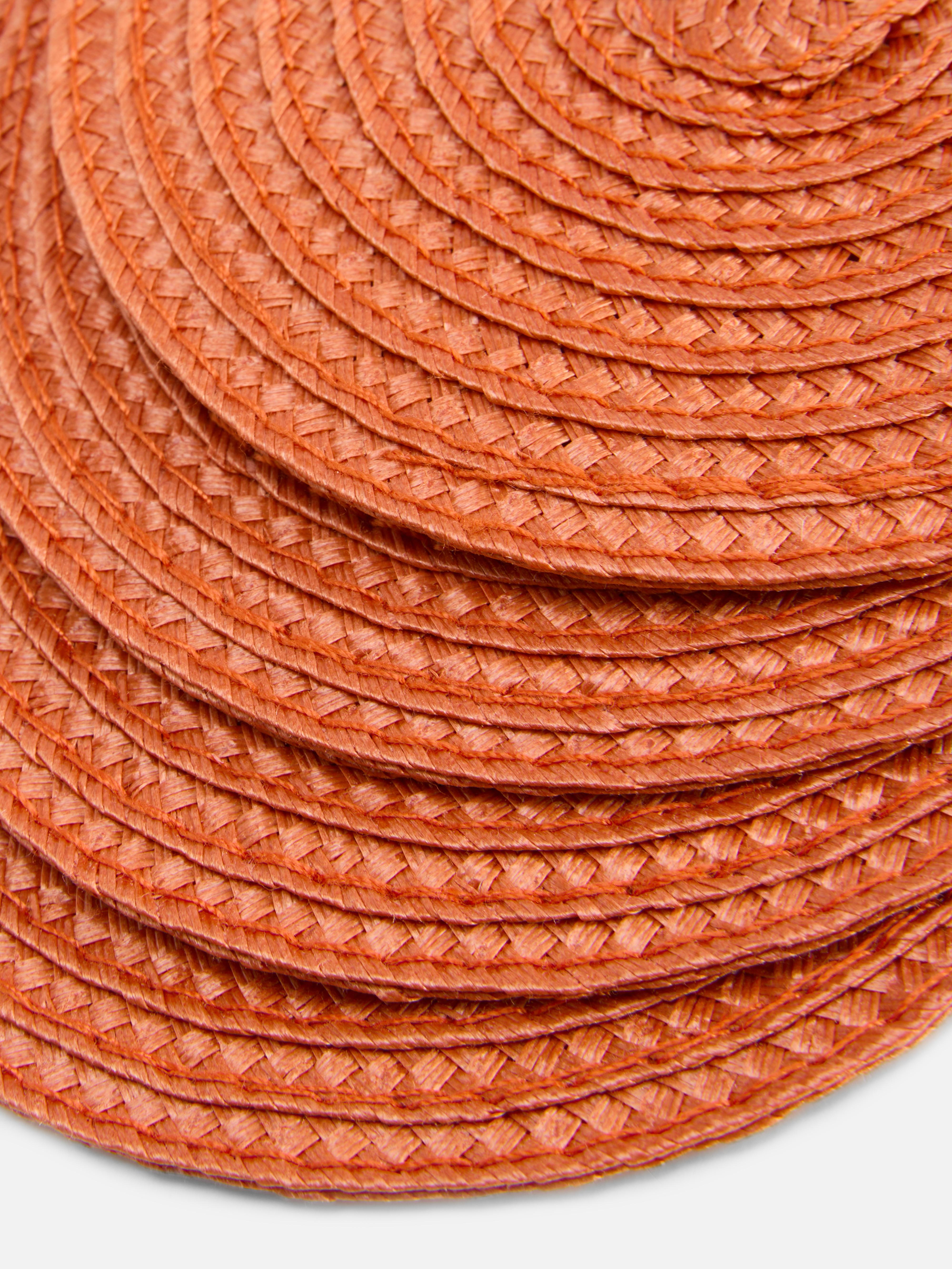 4 sous-verres tissés ronds
